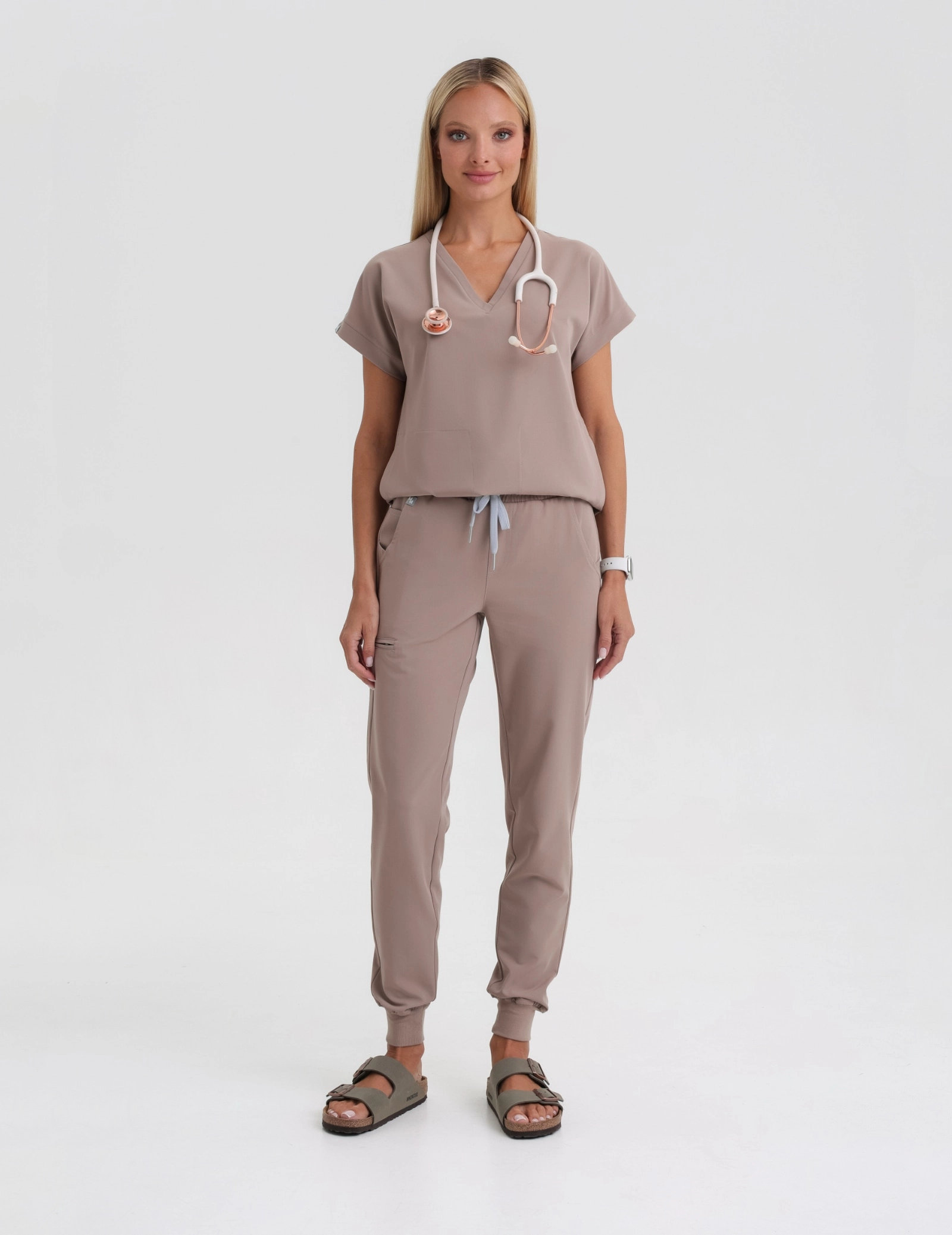 Zdravotnícka mikina Kendall - BEIGE