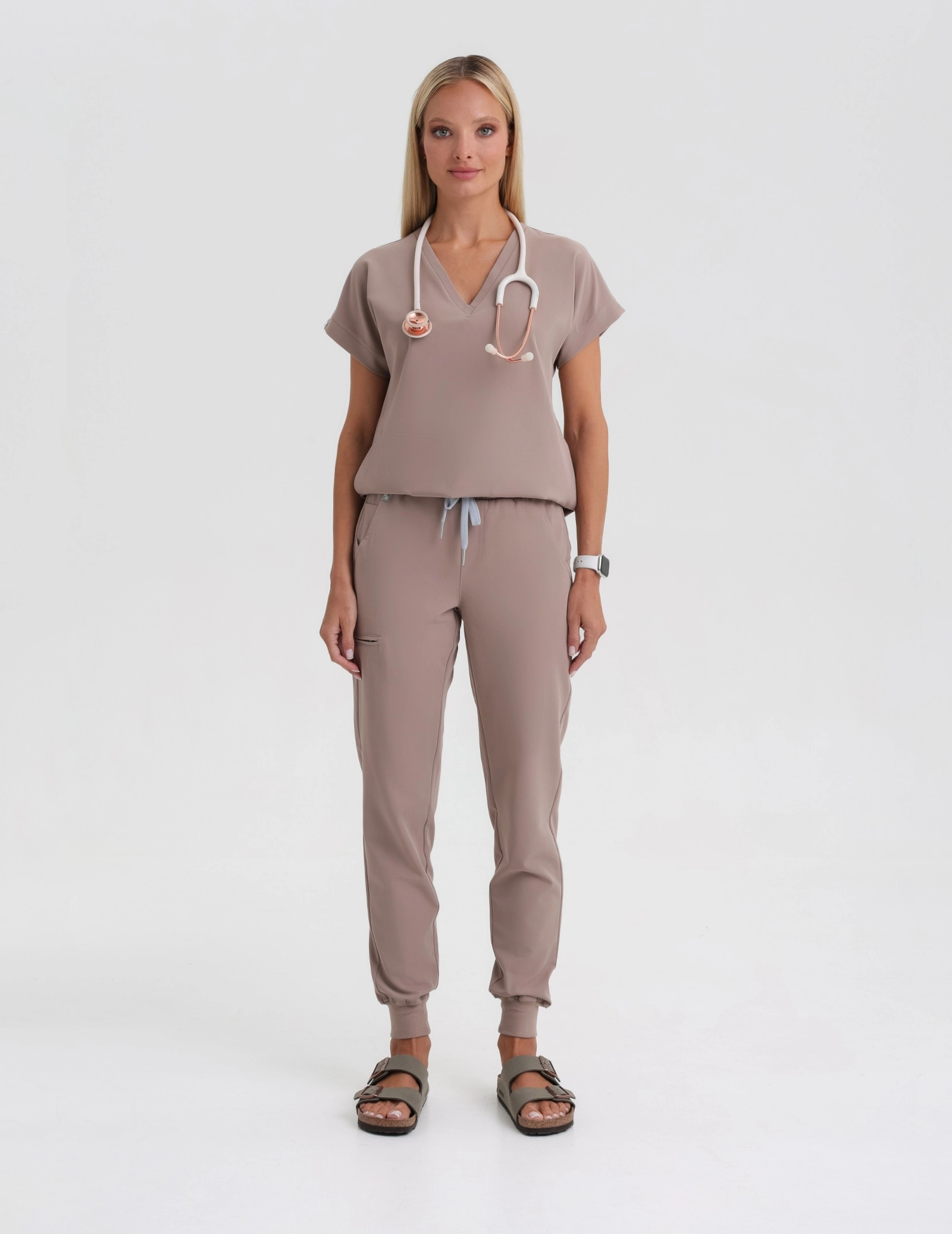 Zdravotnícka mikina Kendall - BEIGE