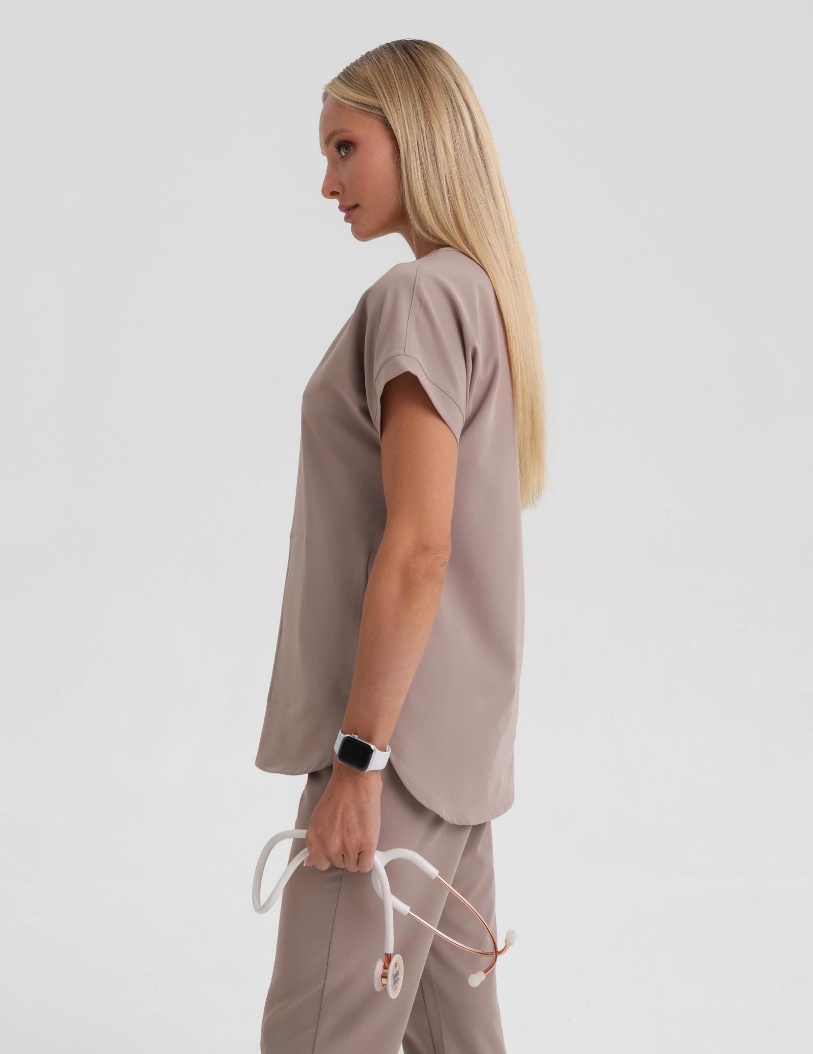 Zdravotnícka mikina Kendall - BEIGE