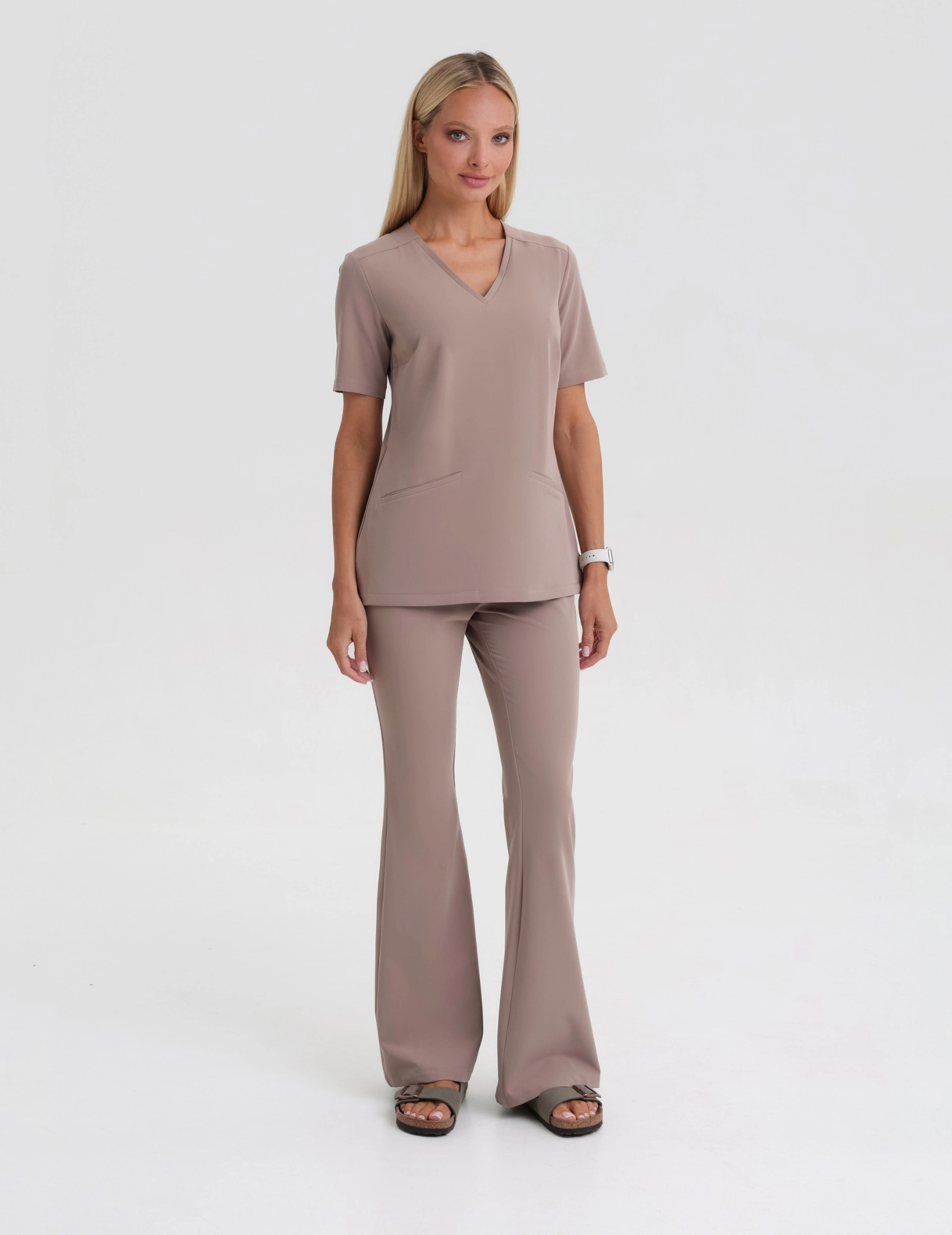 Lekárska Mikina Casy- BEIGE