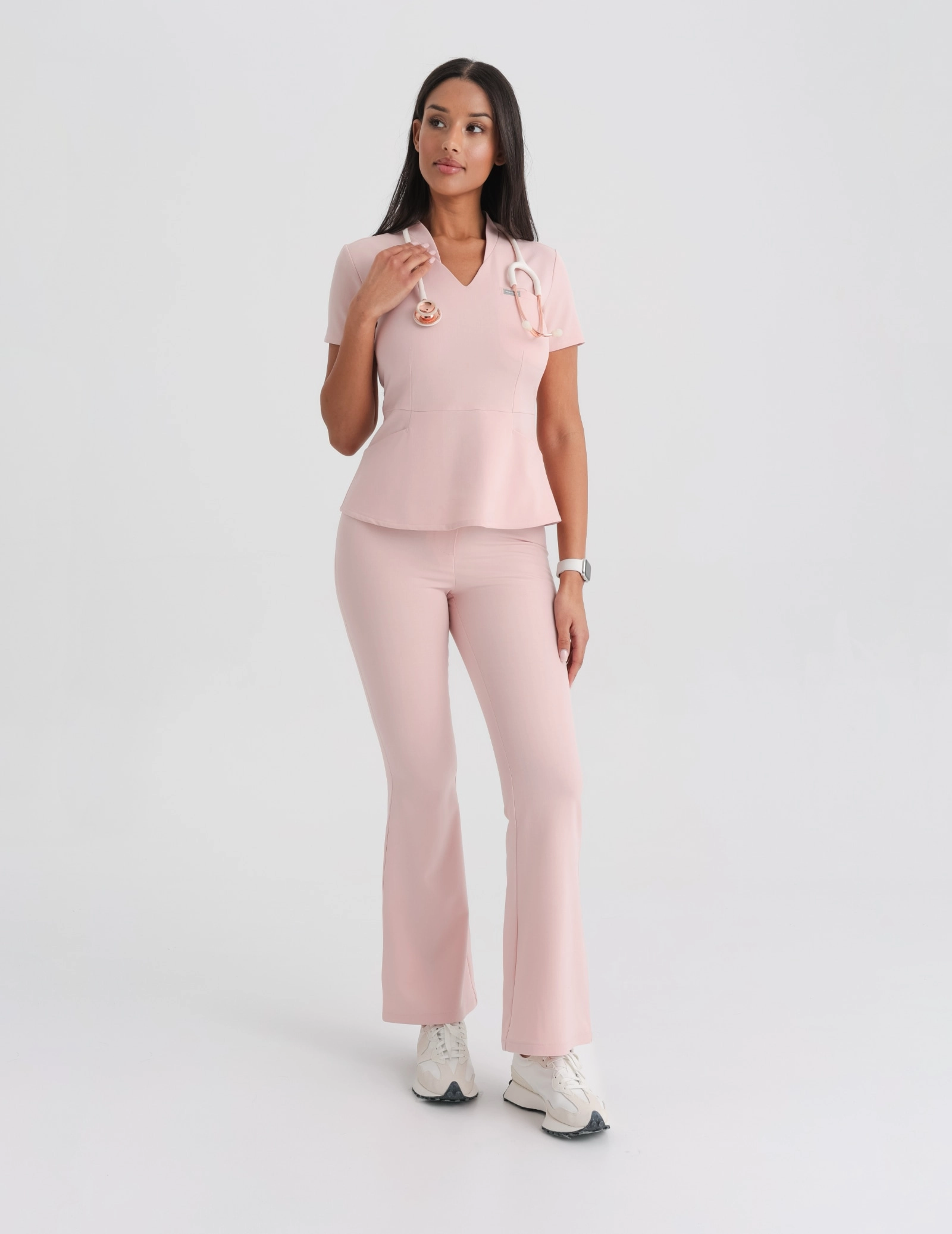 Lekárska Mikina Kori - DUSTY ROSE