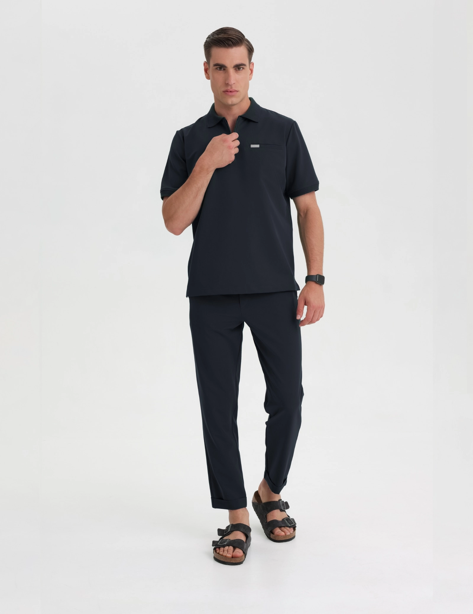 Pánska Lekárska Mikina Polo - MIDNIGHT BLUE Pánska Lekárska Mikina Polo - MIDNIGHT BLUE