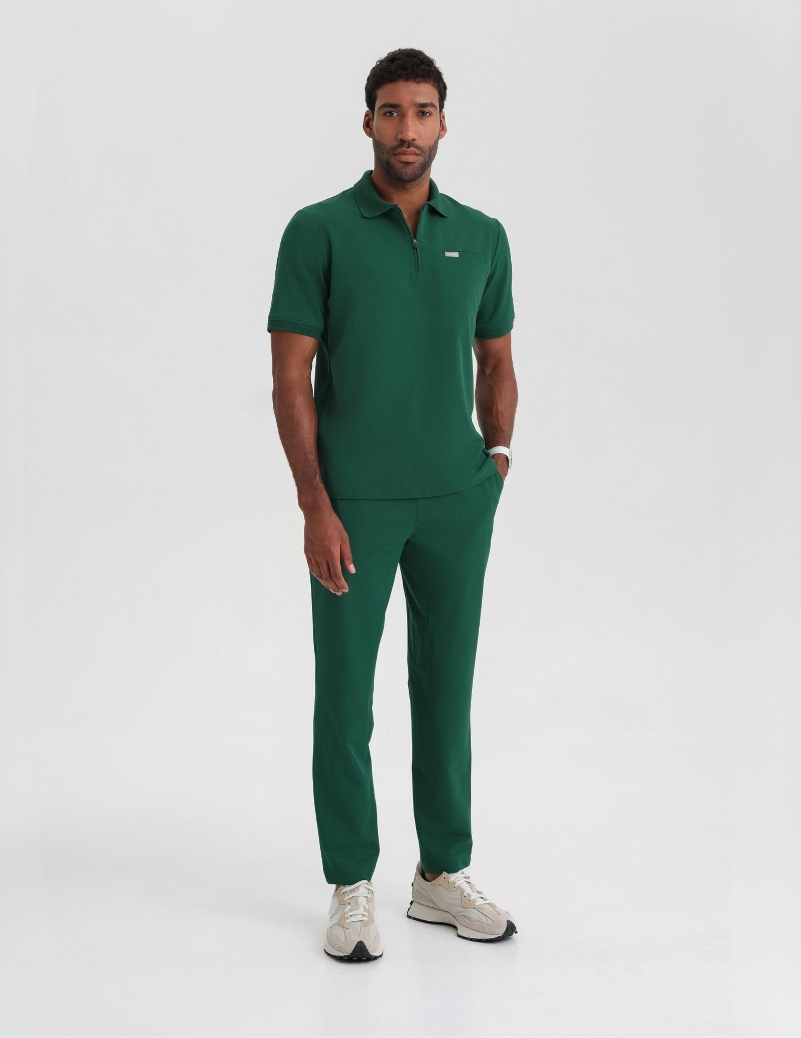 Pánske základné nohavice - DEEP GREEN