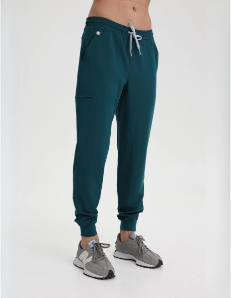 Pánske nohavice Joggers - DEEP GREEN