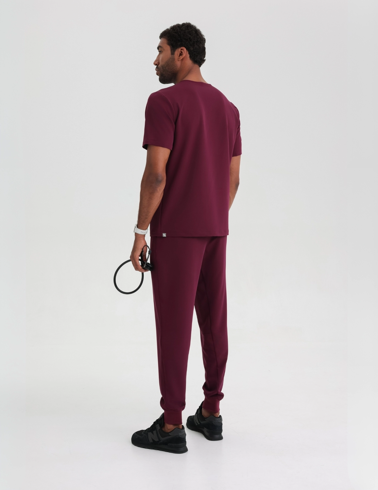 Pánske nohavice Joggers - BURGUNDY