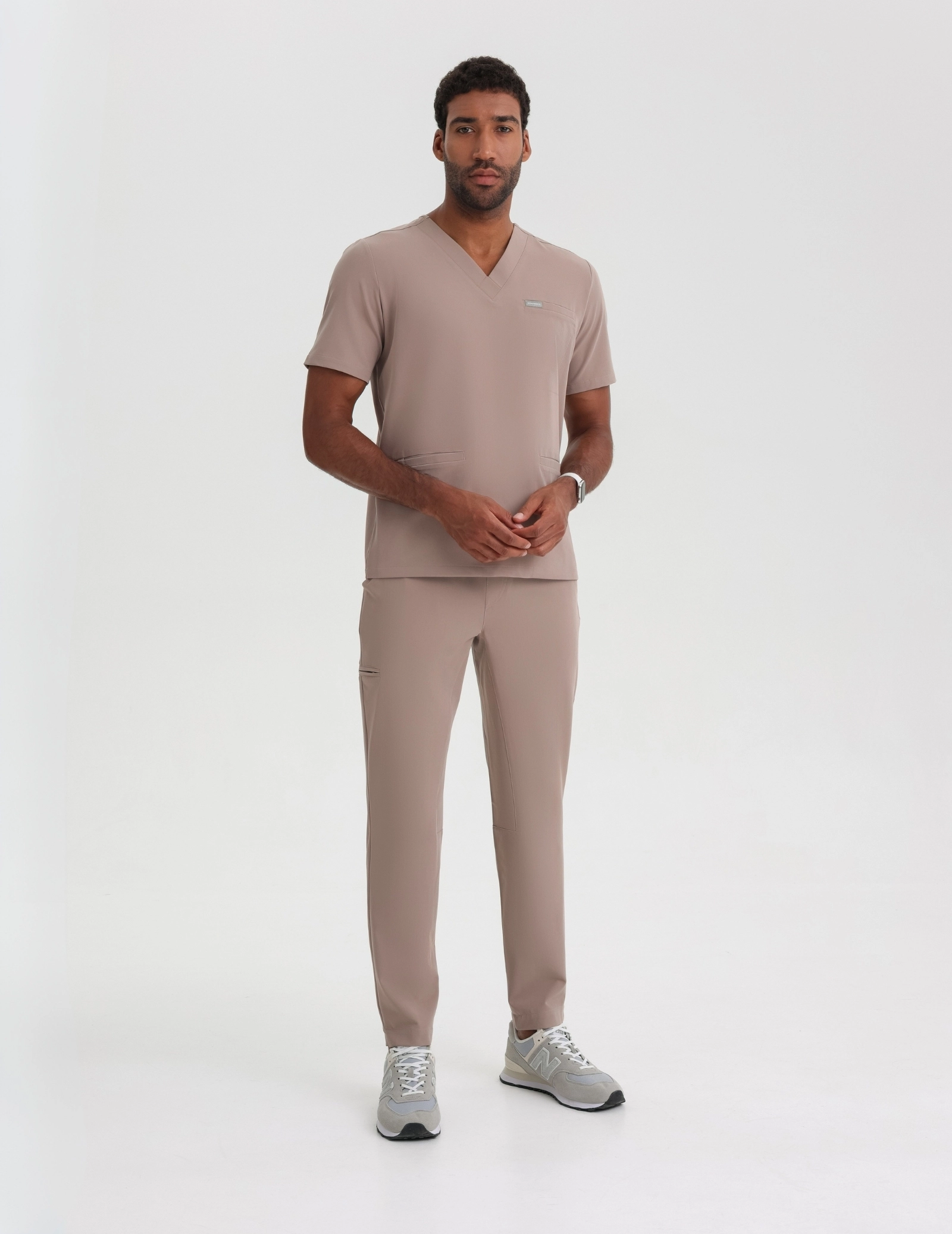 Pánske základné nohavice - BEIGE Pánske základné nohavice - BEIGE