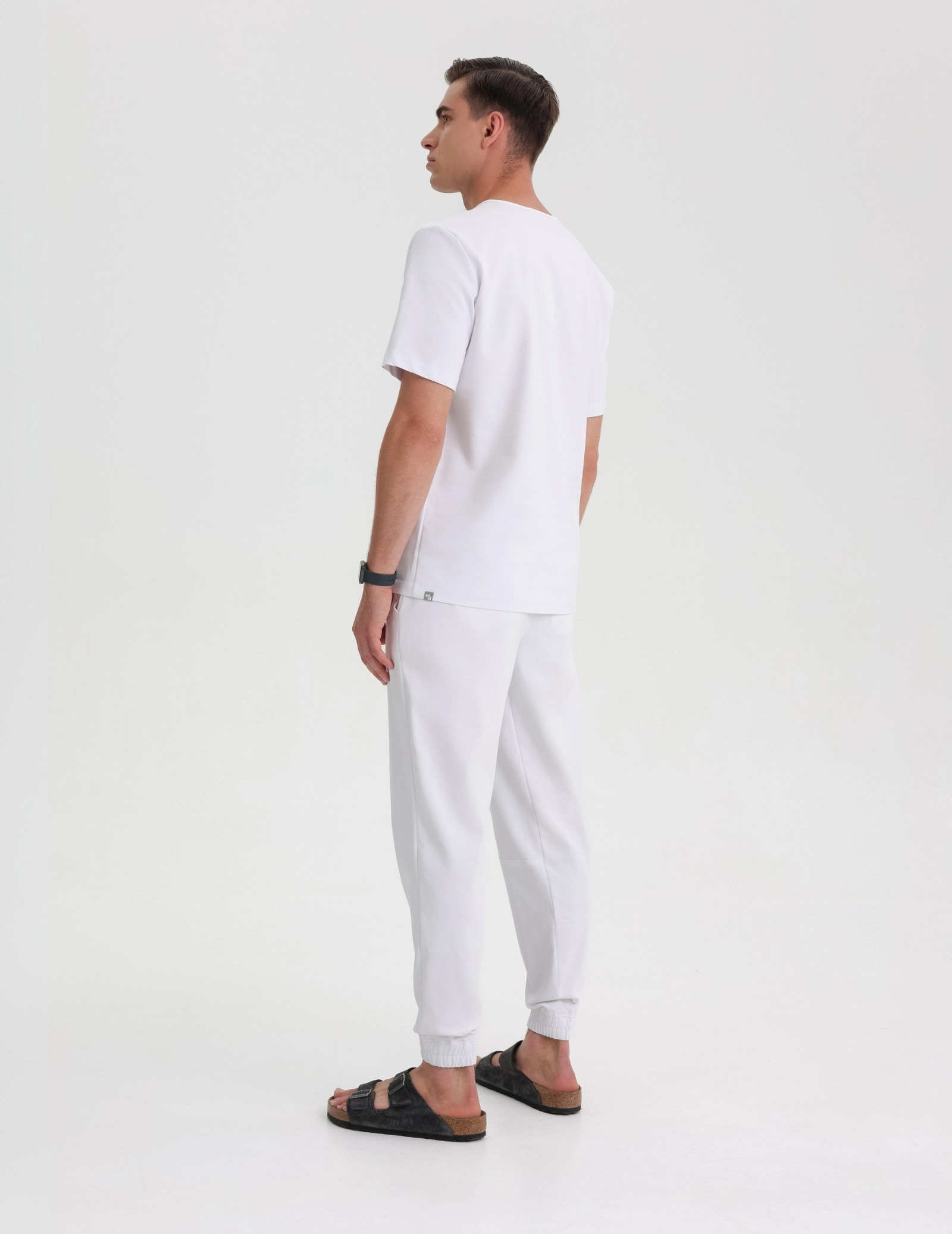 Pánske nohavice Joggers - biele