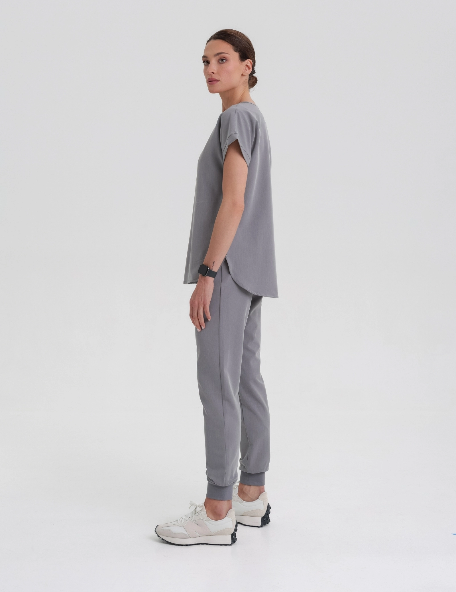Dámske džogerské nohavice - SHARK GRAY