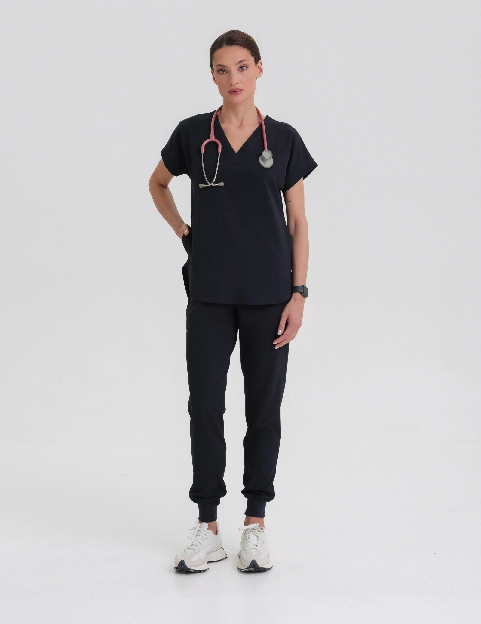 Dámske nohavice Joggers - MIDNIGHT BLUE