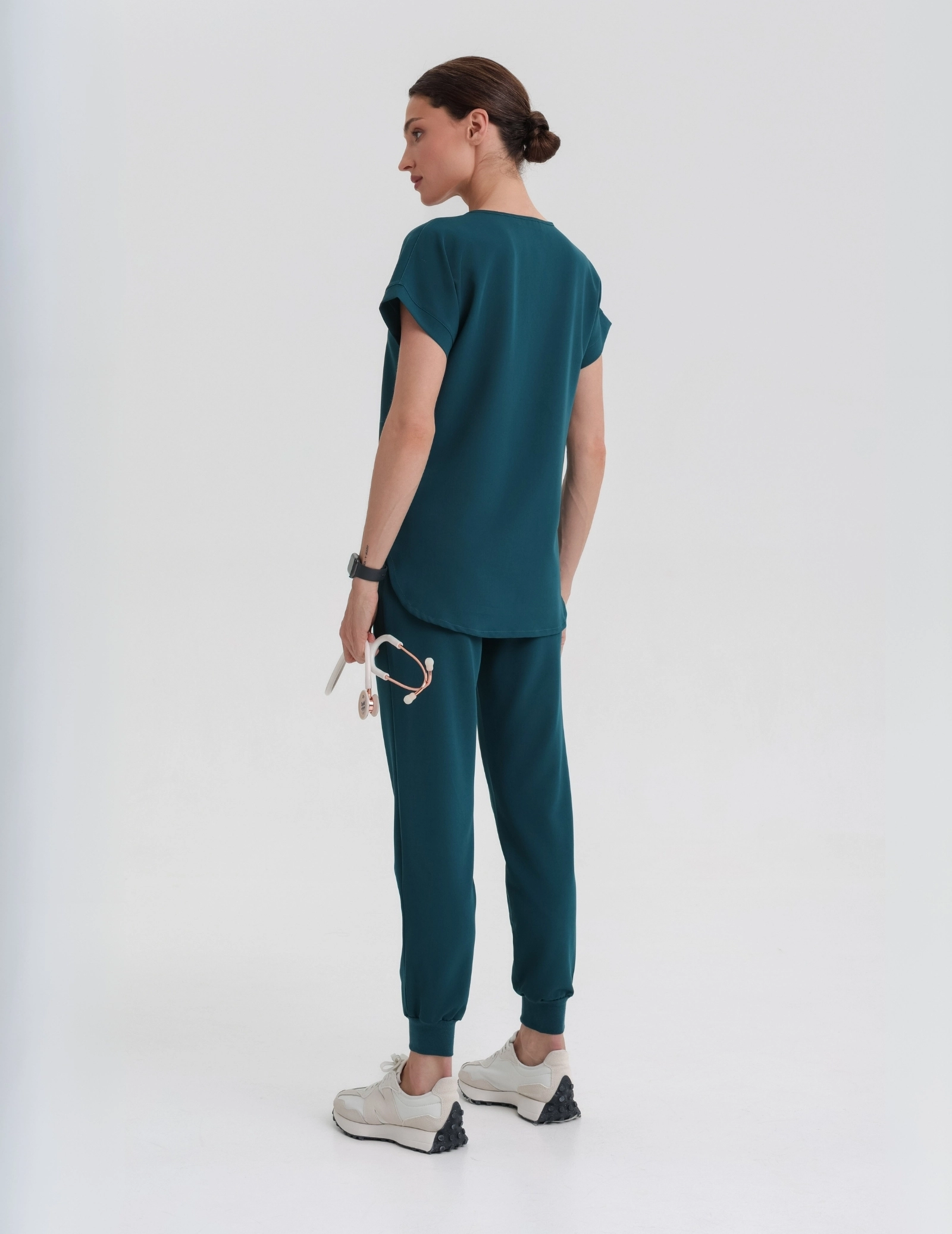 Zdravotnícka mikina Kendall - DEEP GREEN