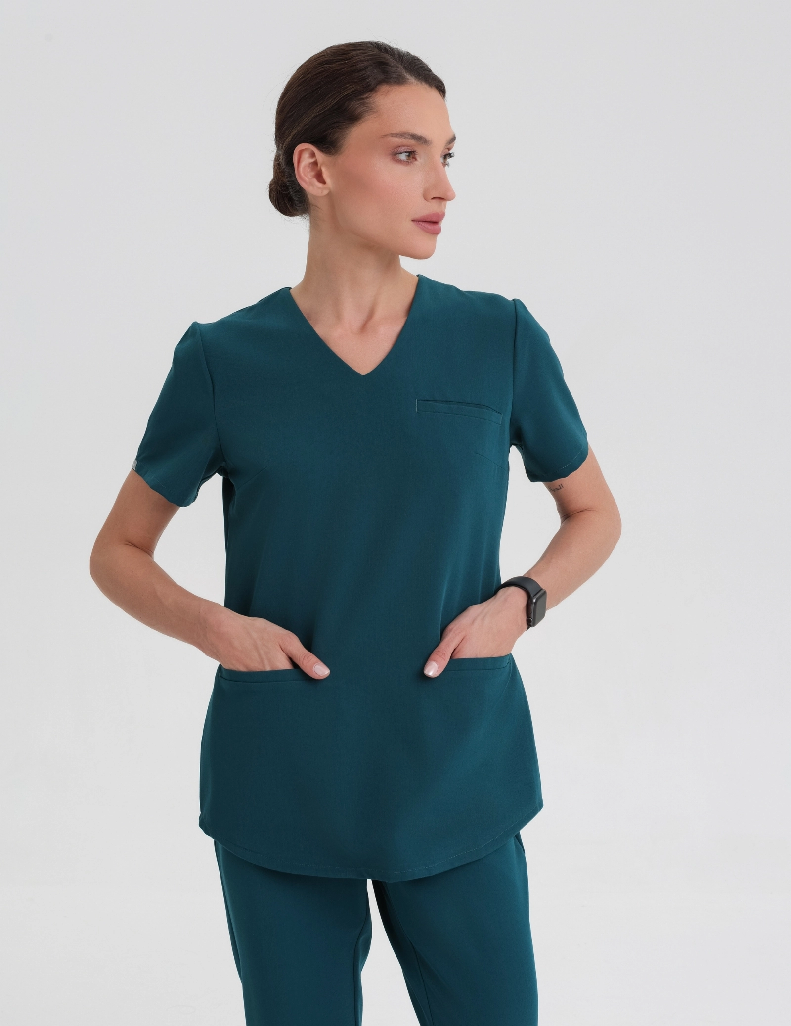 Zdravotnícka mikina Grace - DEEP GREEN