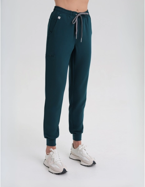 Dámske nohavice Joggers - DEEP GREEN