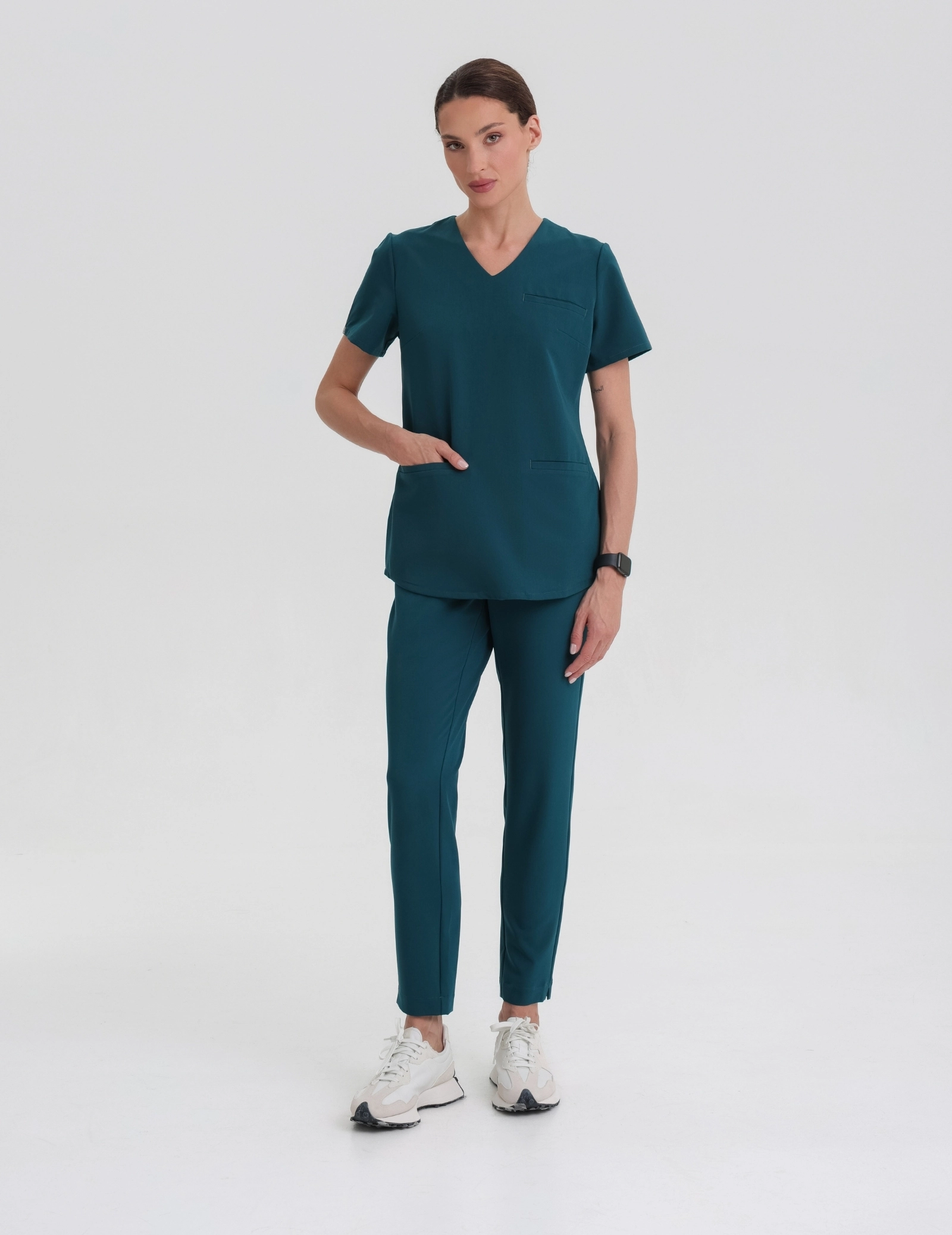 Dámske nohavice Basic - DEEP GREEN