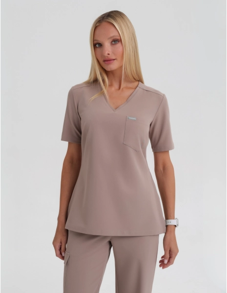 Lekárska Mikina Raya One Pocket - BEIGE
