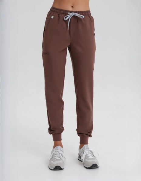 Dámske nohavice Joggers - MILKY BROWN