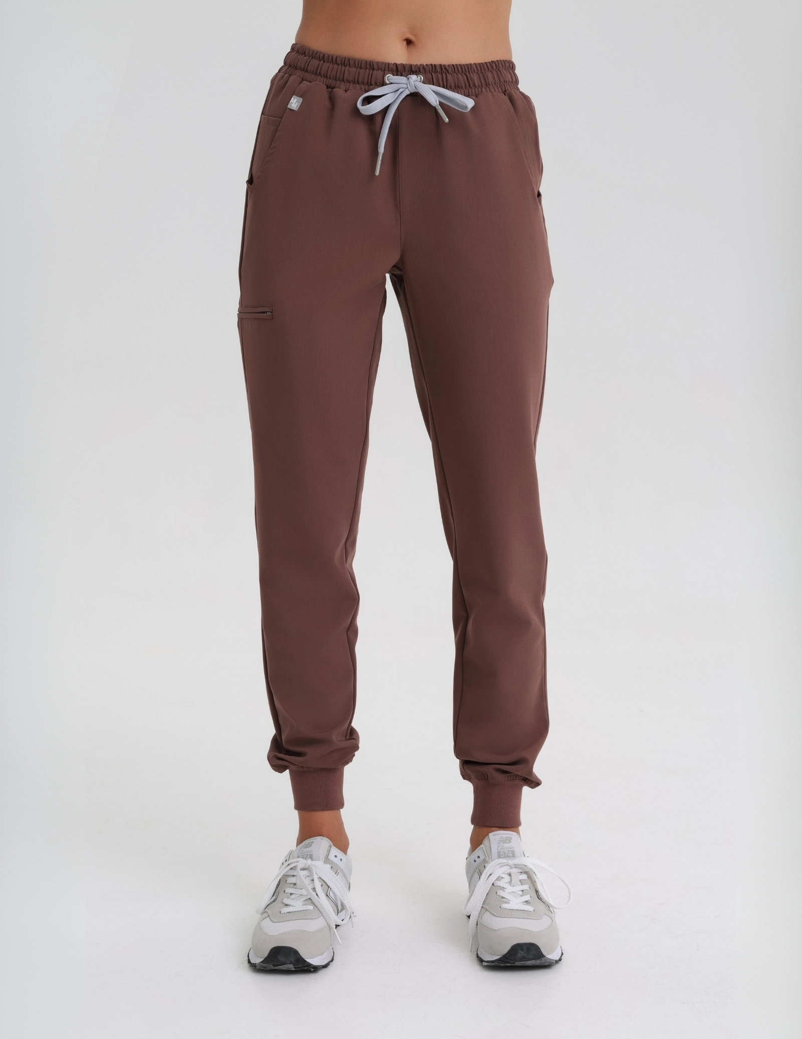 Dámske nohavice Joggers - MILKY BROWN