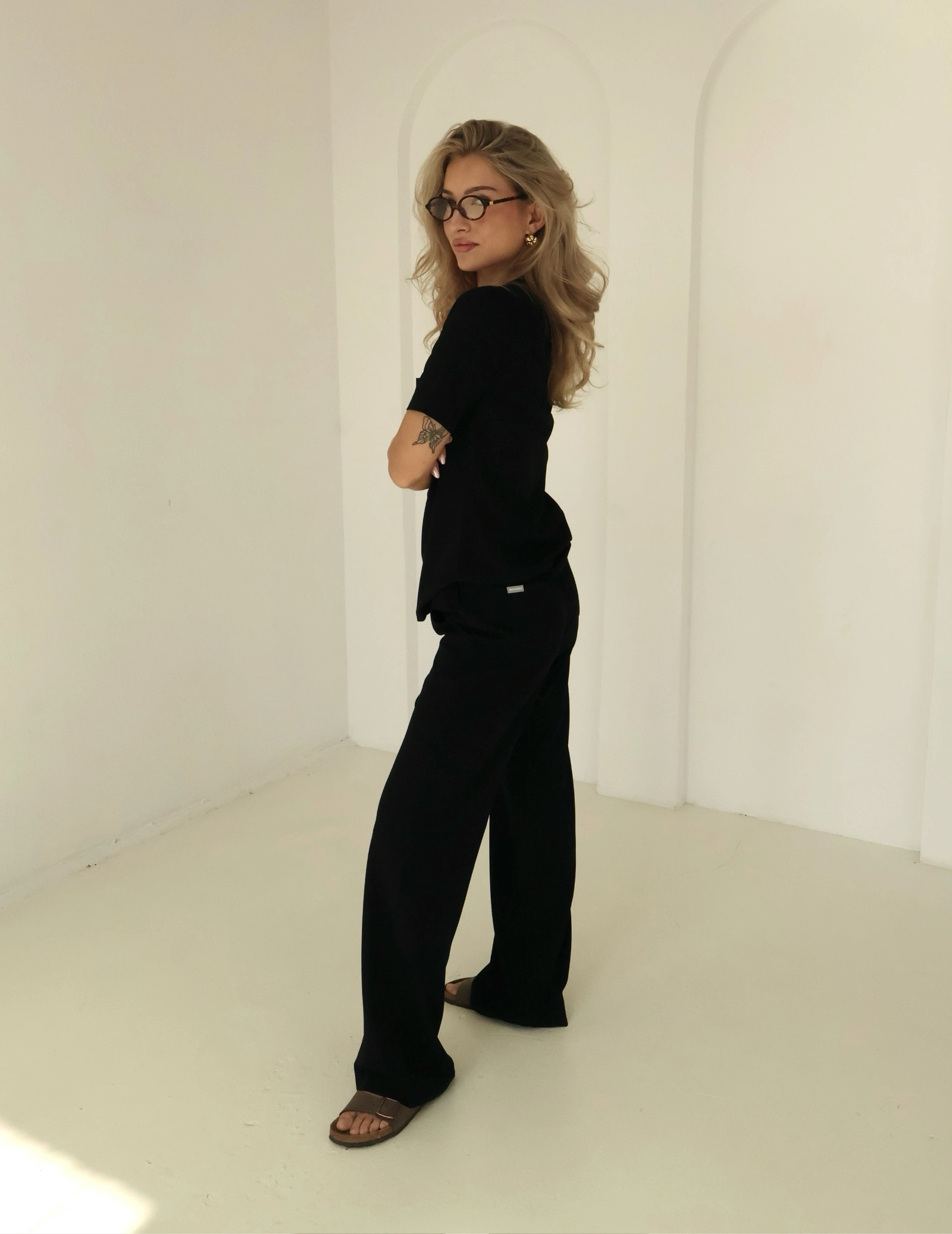 Lekárska Mikina Raya One Pocket - BLACK