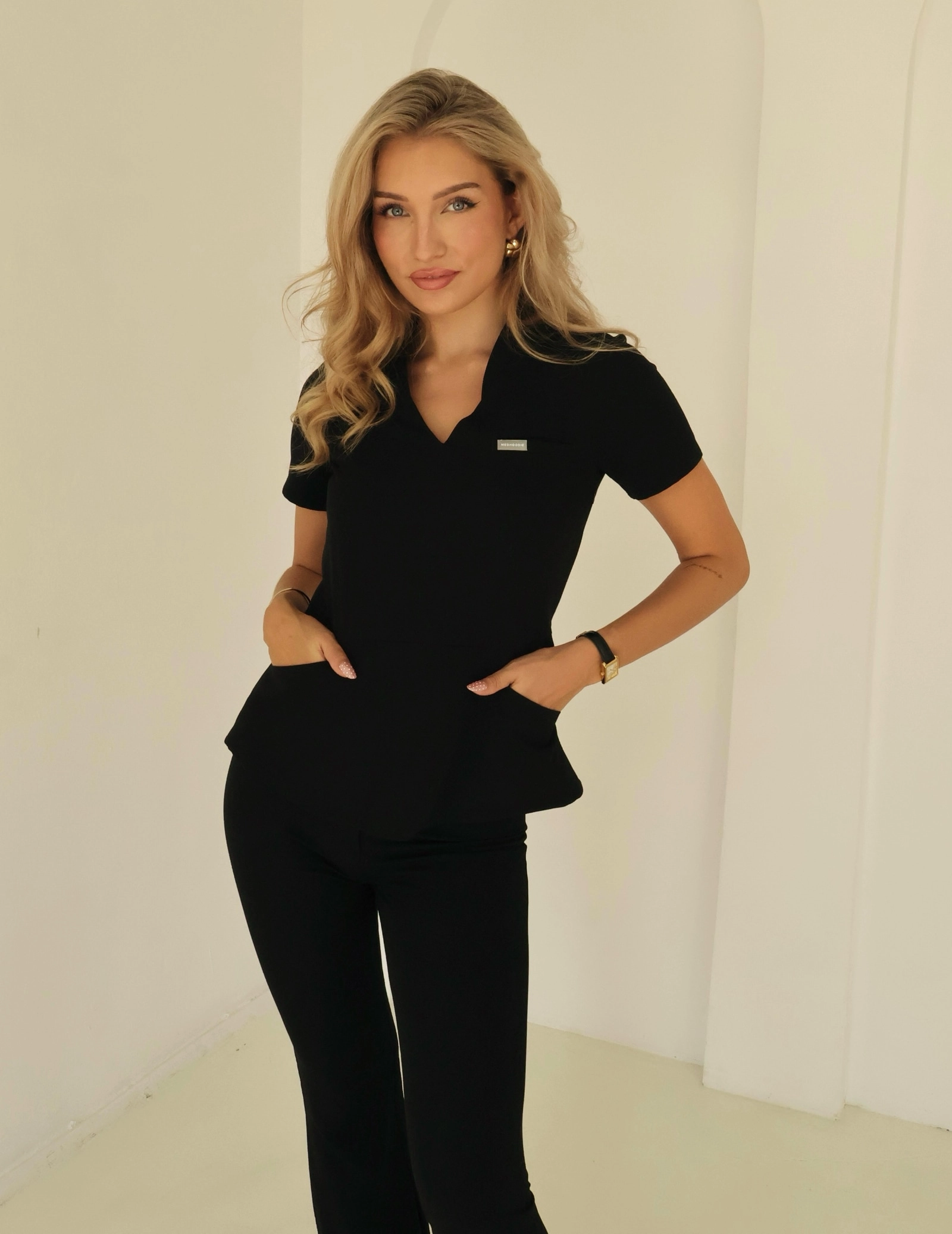 Lekárska Mikina Kori - BLACK