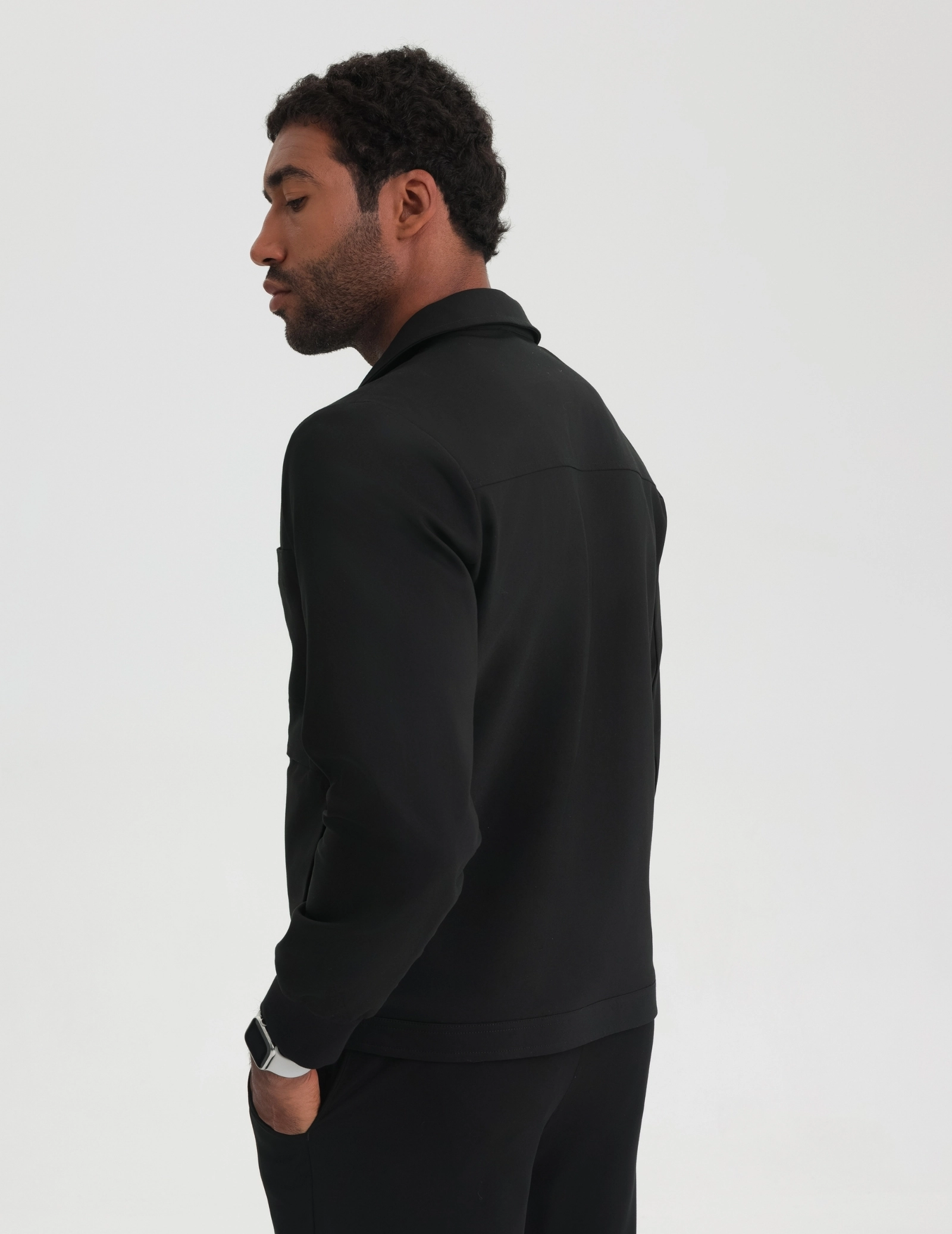 Hunter Pánska Lekárska Bunda - BLACK