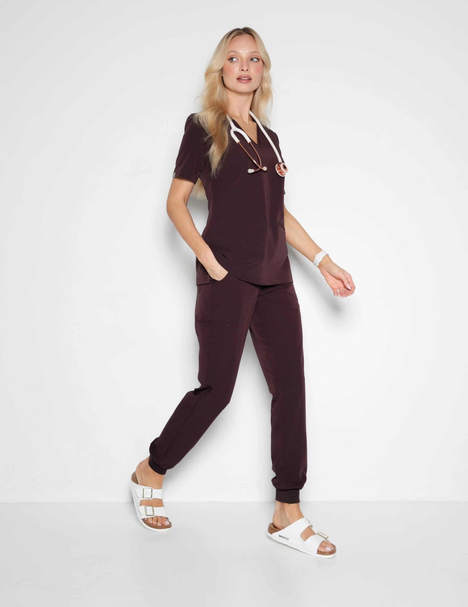 Lekárska Mikina Casy - DARK CHOCOLATE