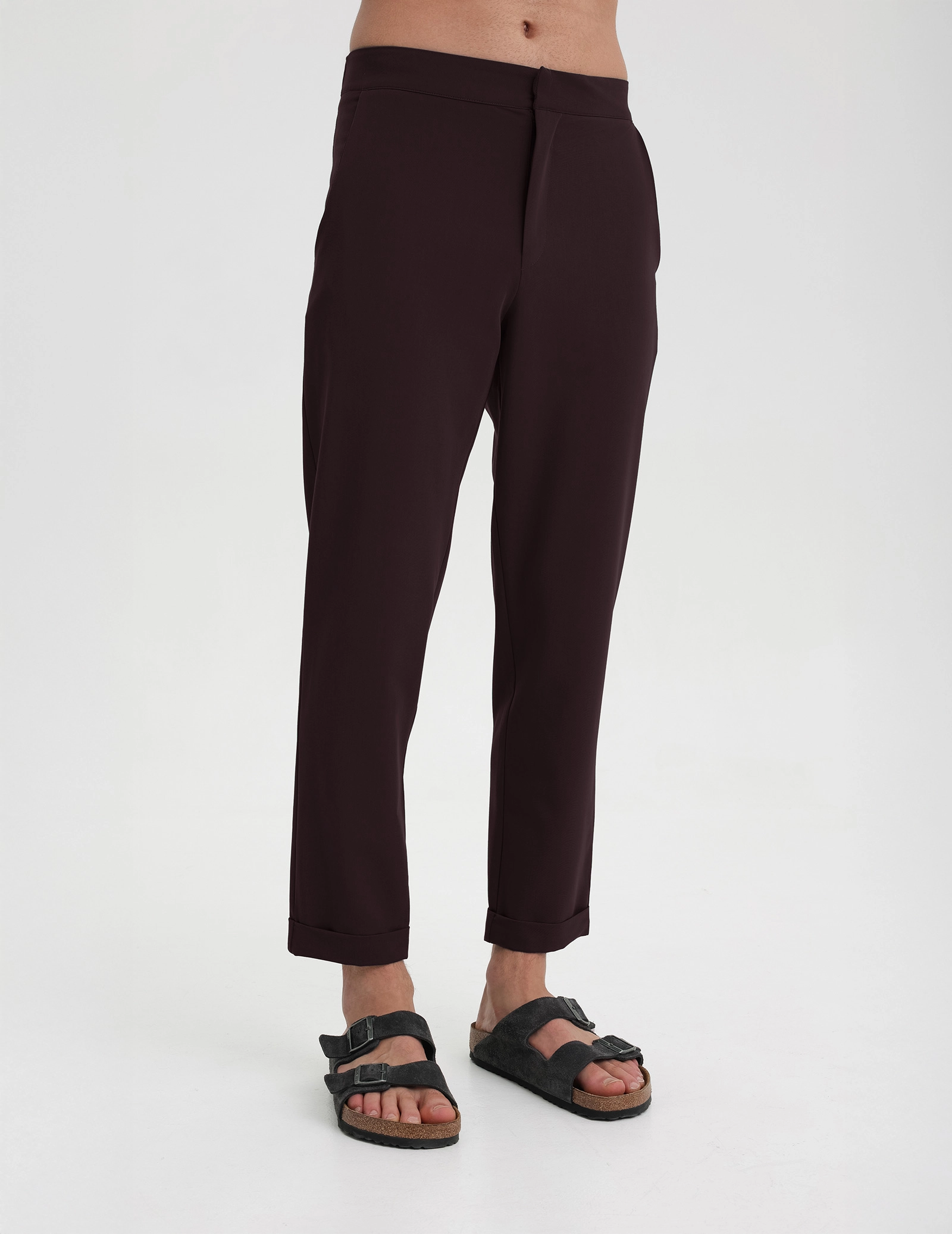 Pánske Lekárske Nohavice Chino - DARK CHOCOLATE