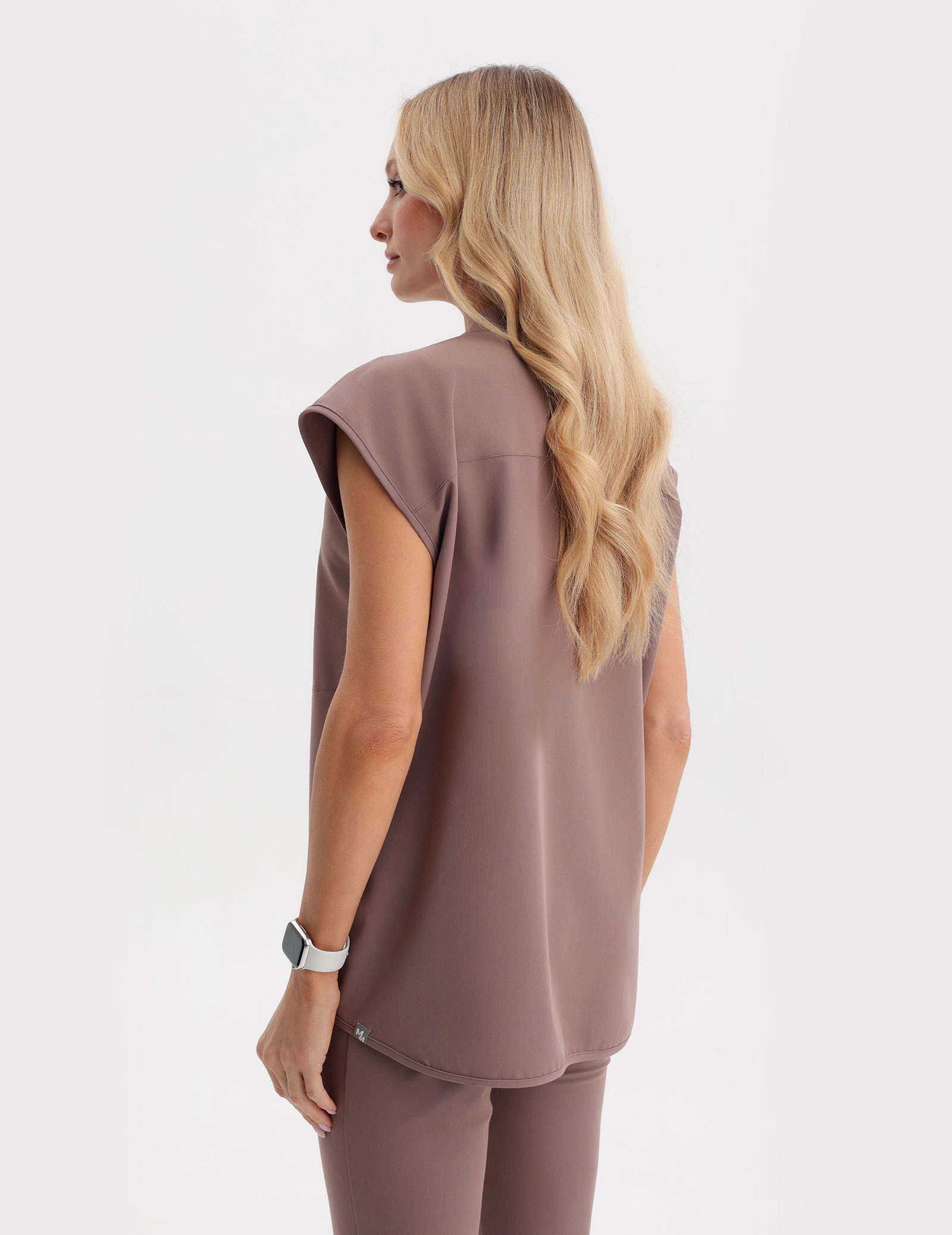 Lekárska Mikina Khloe - MOCHA