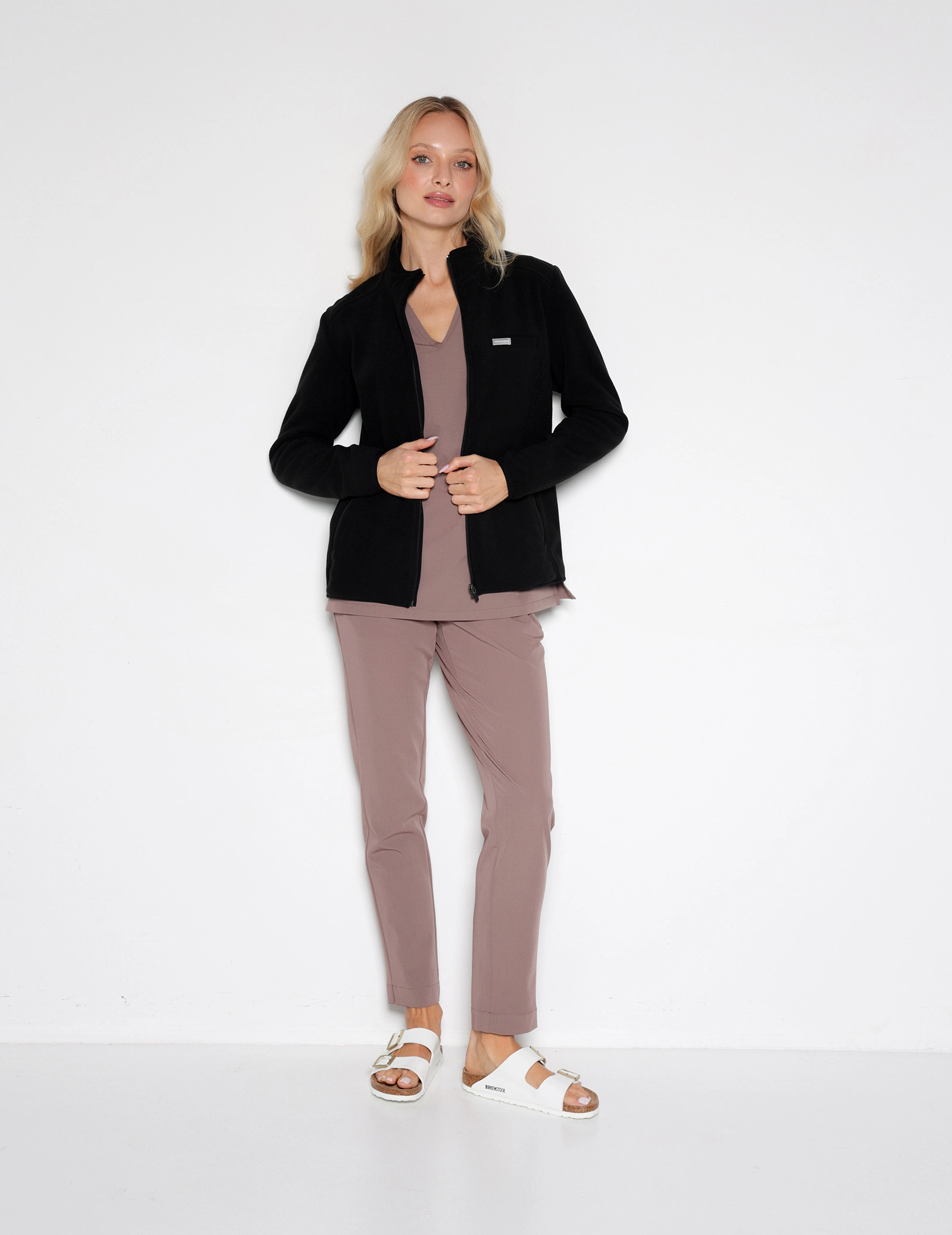 Dámske Lekárske Nohavice Basic - MOCHA