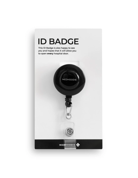 ID Badge Holder - TRUE BLACK