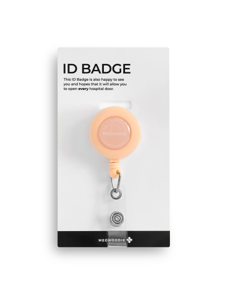 ID Badge Holder - PEACH