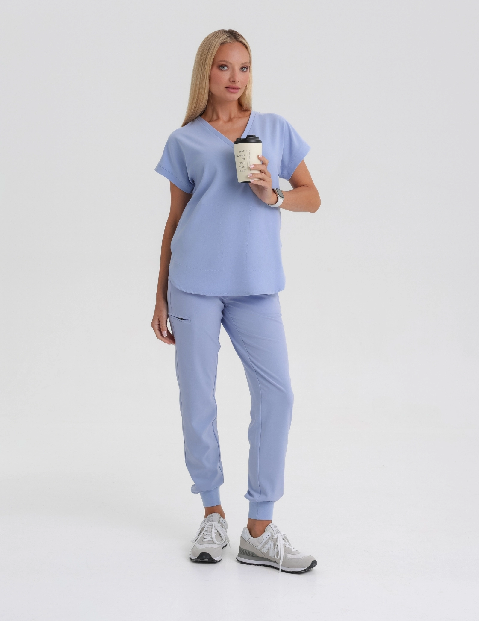 Mikina Kendall Medical - CEIL BLUE