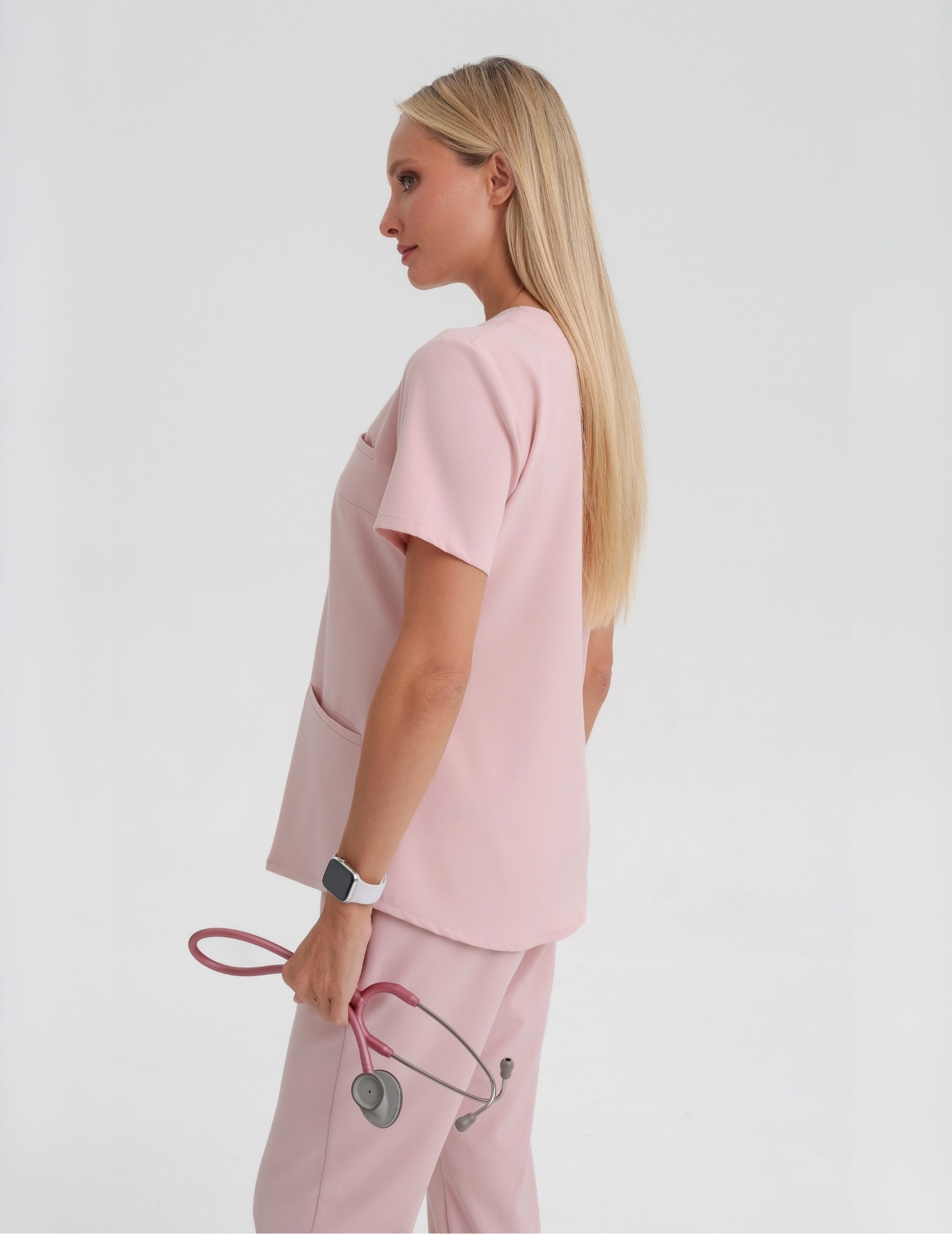 Lekárska Mikina Grace - DUSTY ROSE