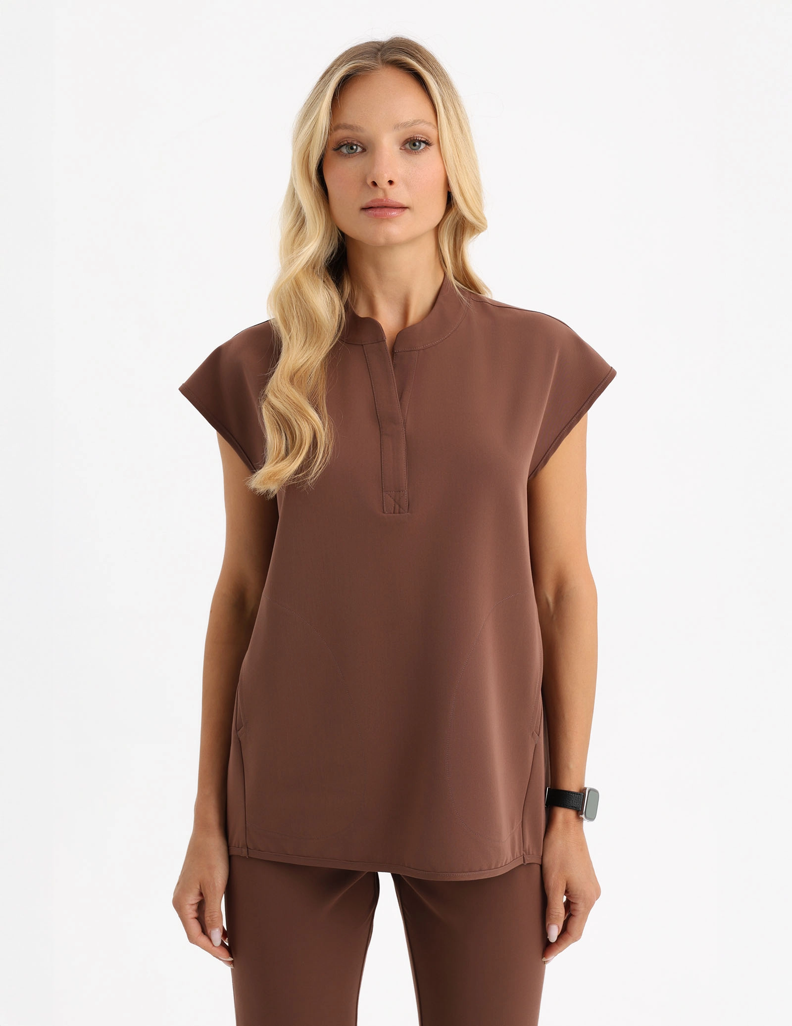 Lekárska Mikina Khloe - MILKY BROWN