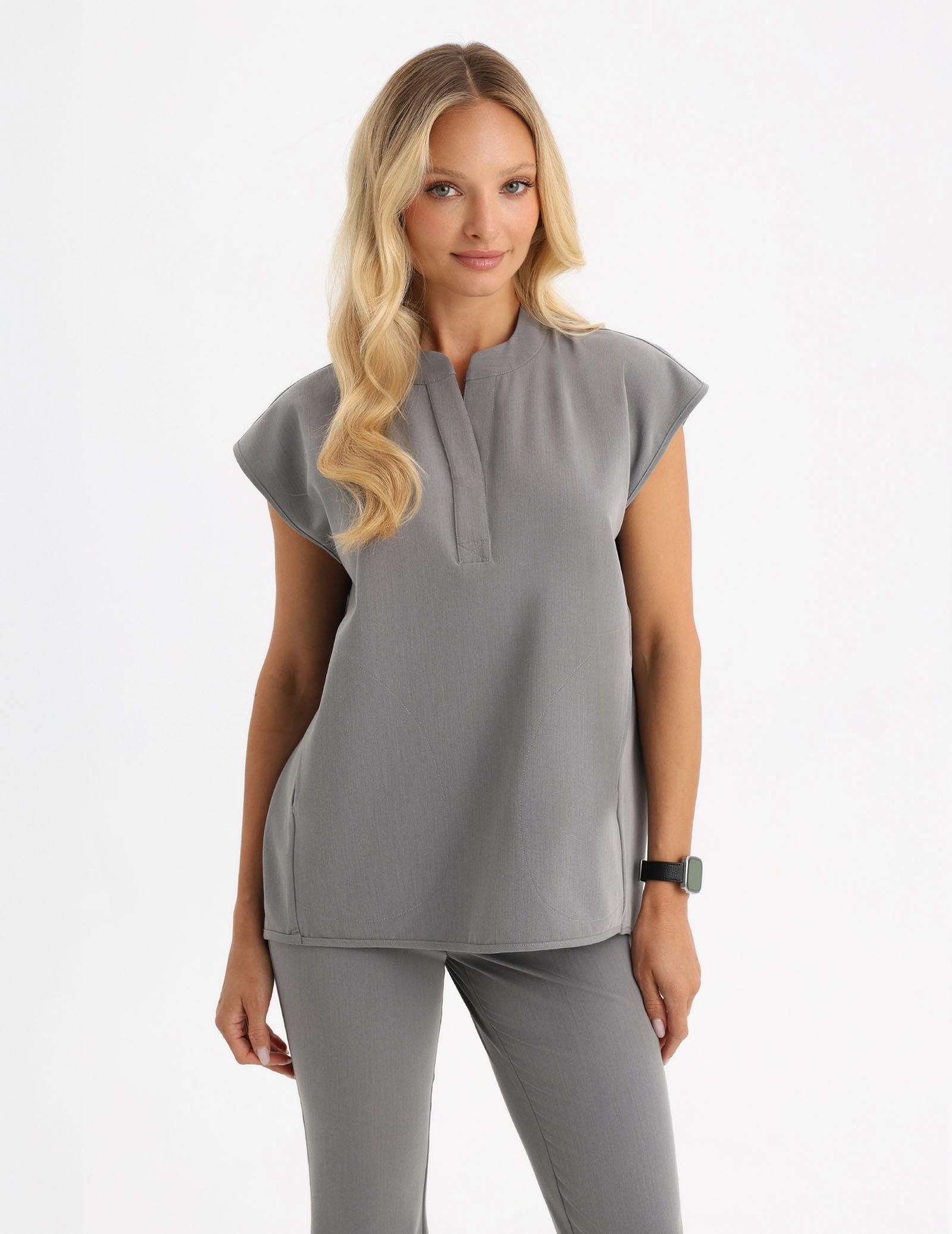 Lekárska Mikina Khloe - SHARK GRAY