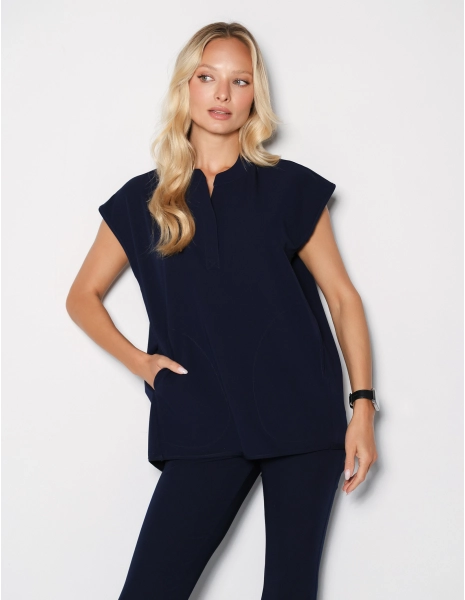 Lekárska Mikina Khloe - DARK NAVY