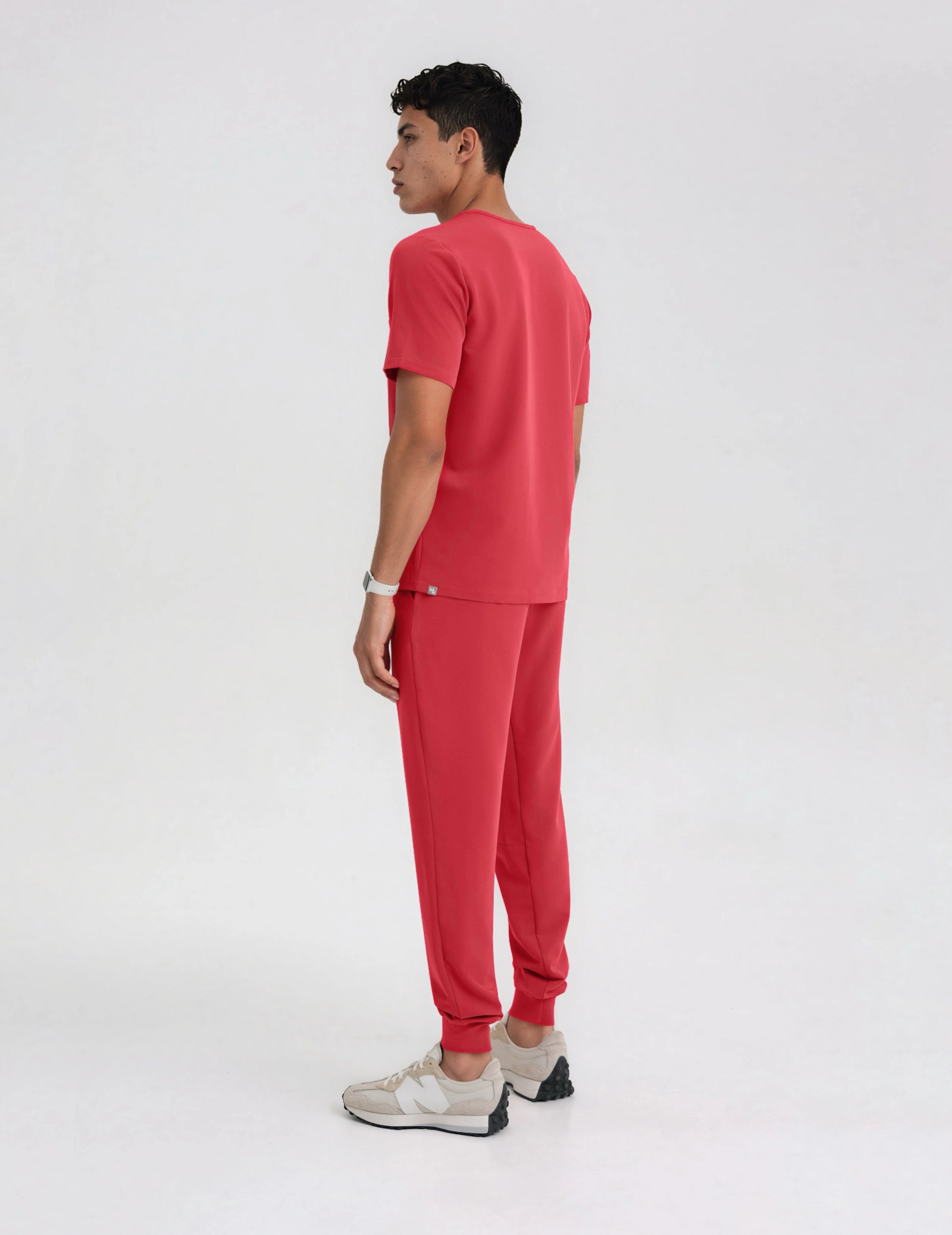 Pánske Lekárske Nohavice Jogger - POP RED