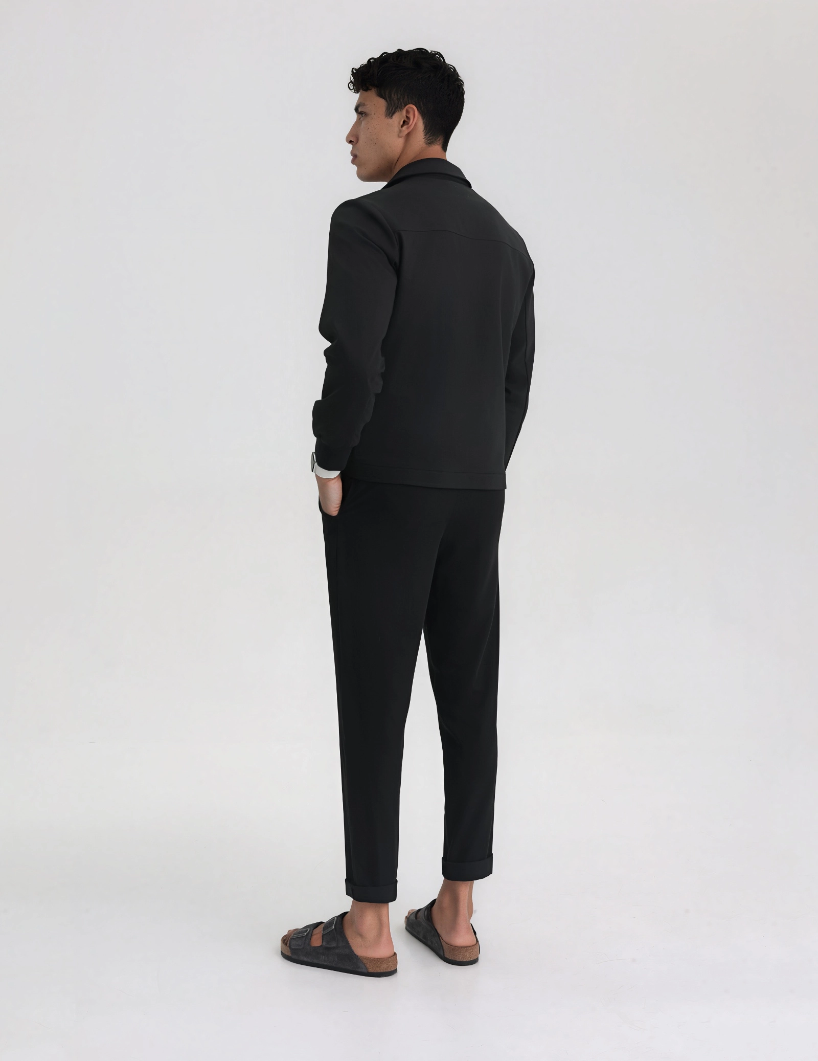 Hunter Pánska Lekárska Bunda - BLACK