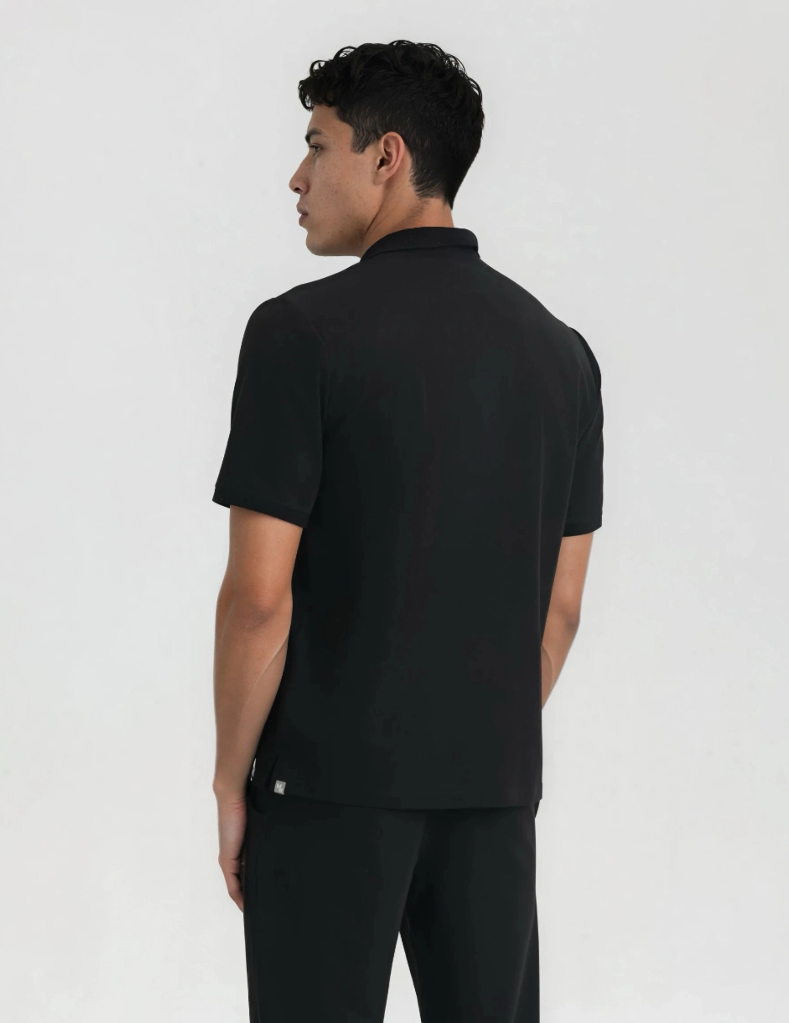 Pánska Lekárska Mikina Polo - BLACK