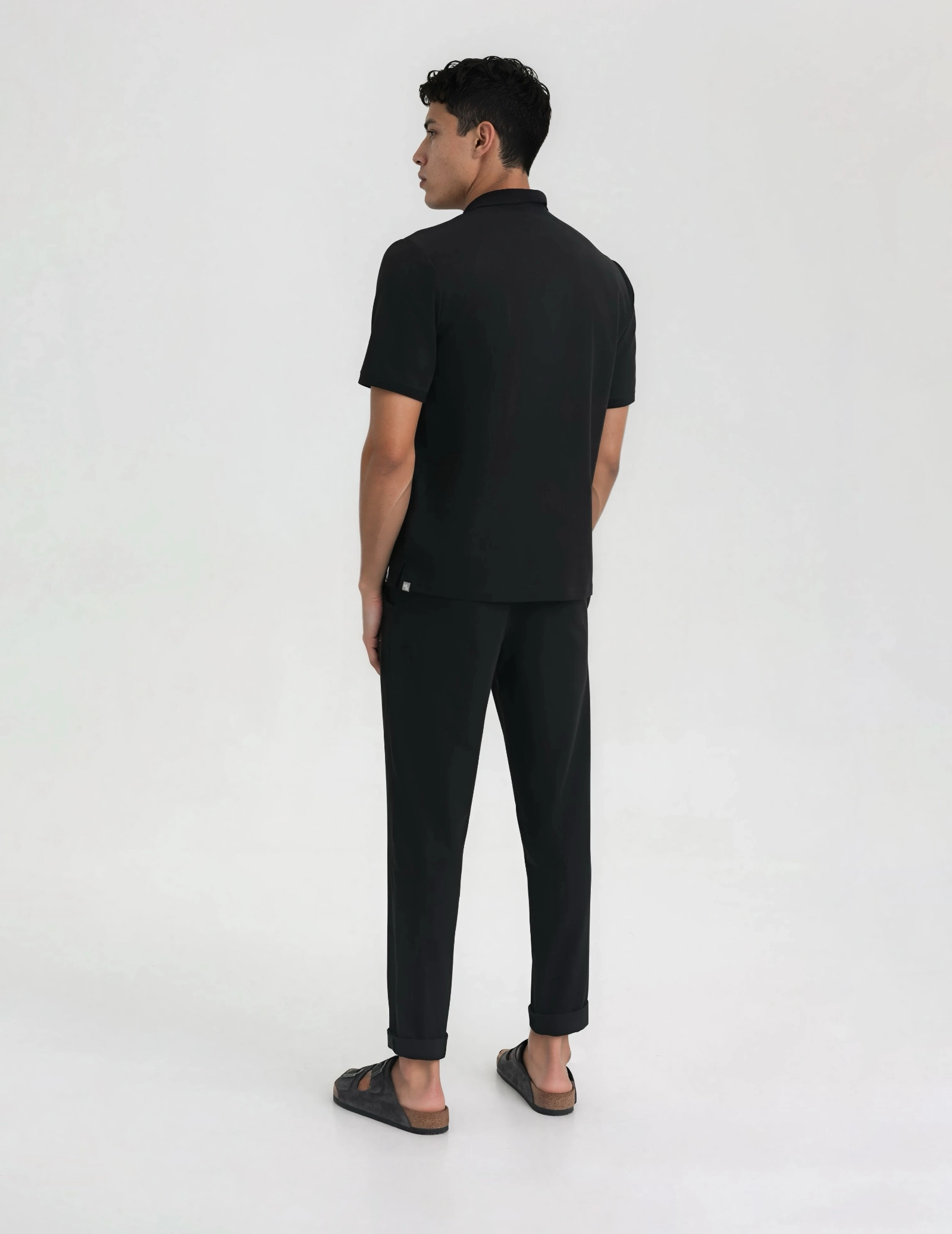 Pánske Lekárske Nohavice Chino - BLACK