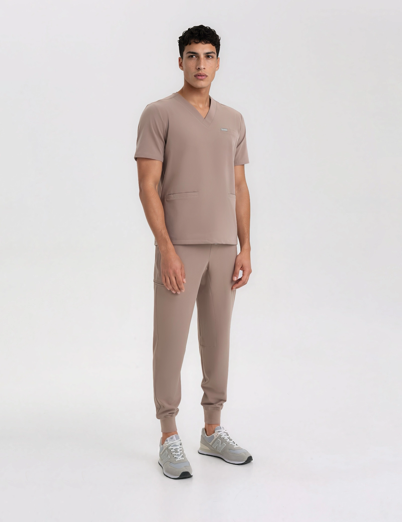 Pánske nohavice Joggers - BEIGE