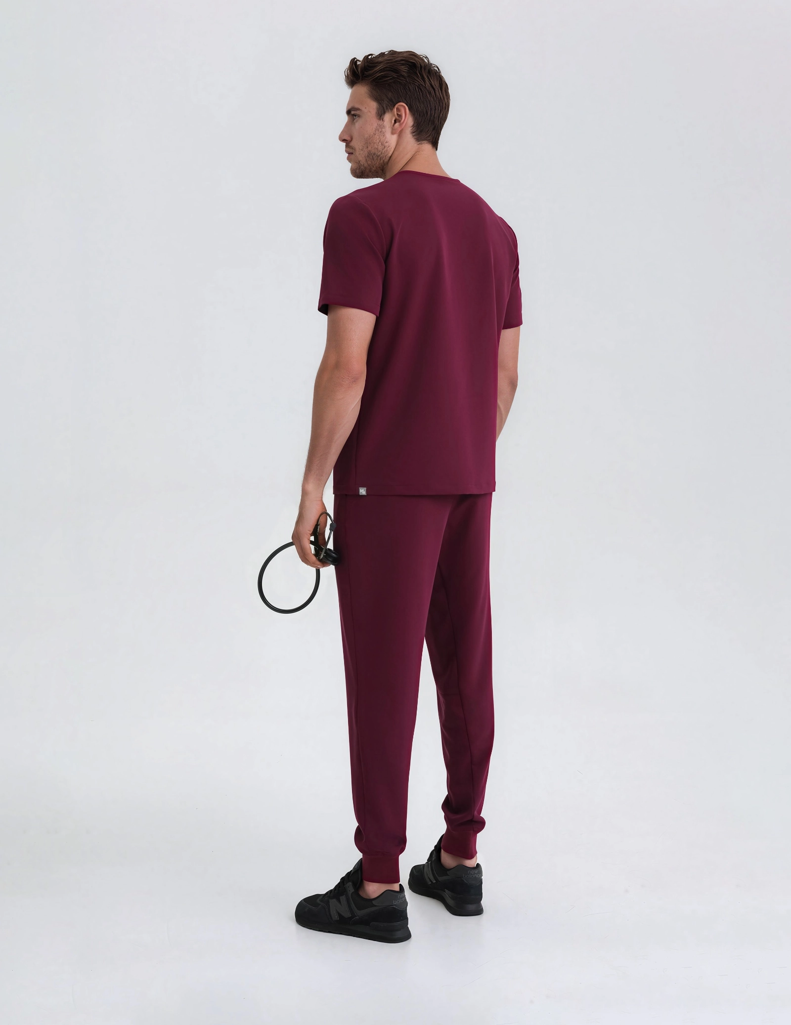 Pánske nohavice Joggers - BURGUNDY