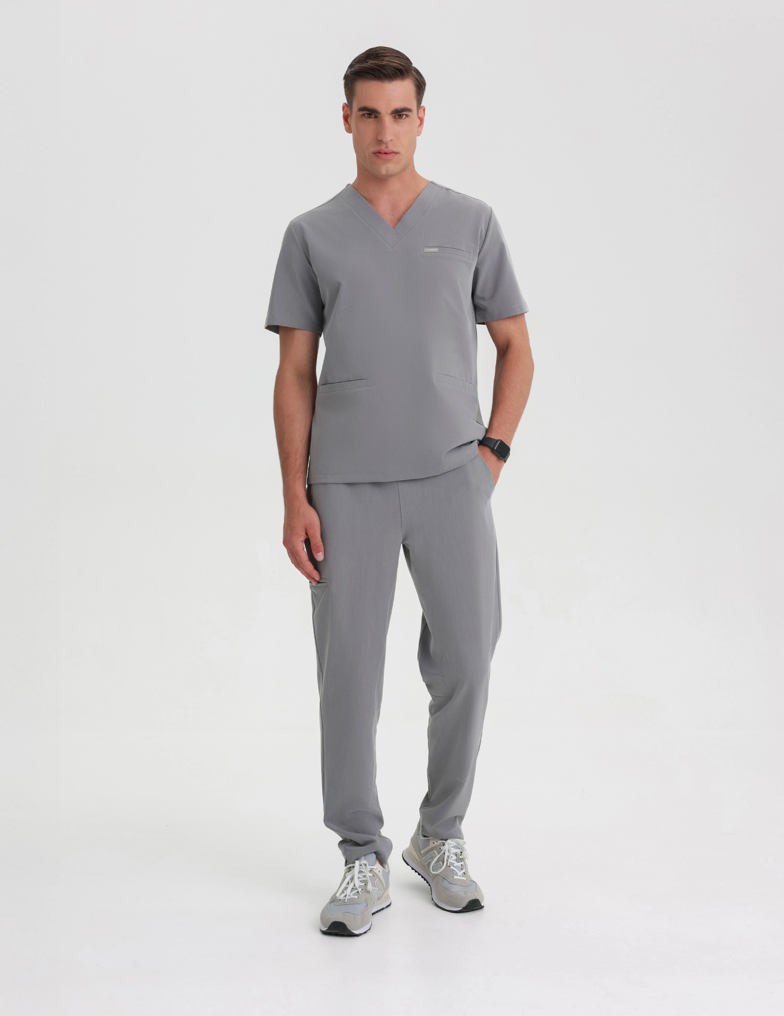 Pánske základné nohavice - SHARK GRAY
