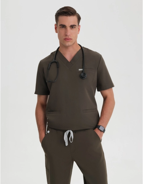 Birbal Medical Mikina - OLIVE NIGHT