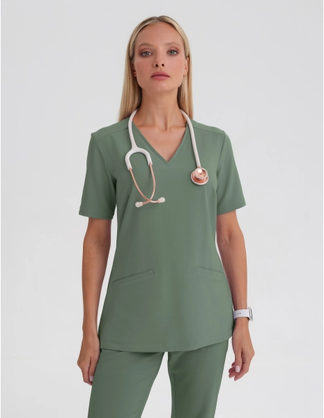 Lekárska Mikina Casy - KHAKI