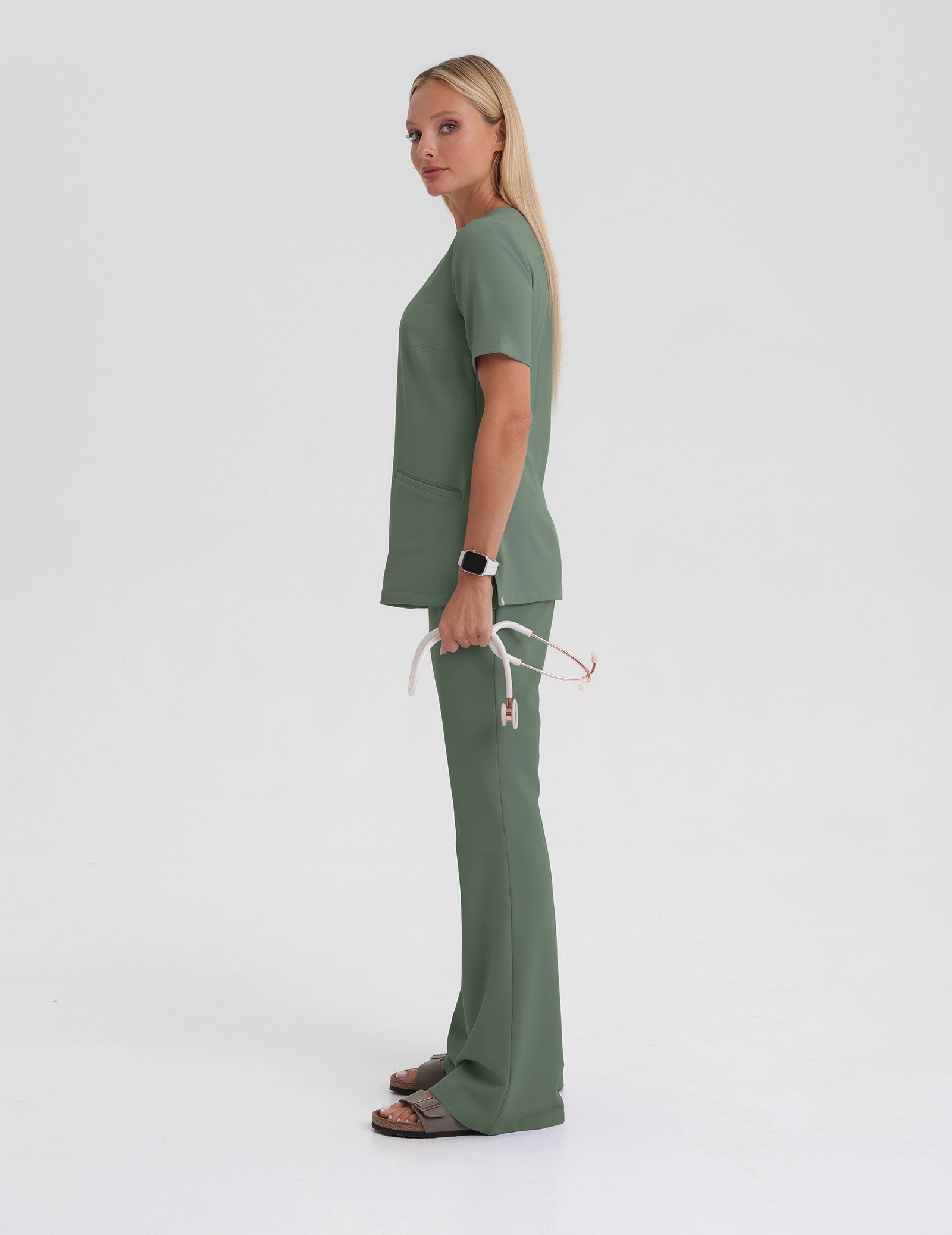 Lekárska Mikina Casy - KHAKI