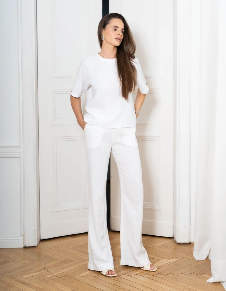 Dámske Nohavice Nore - SOFT WHITE