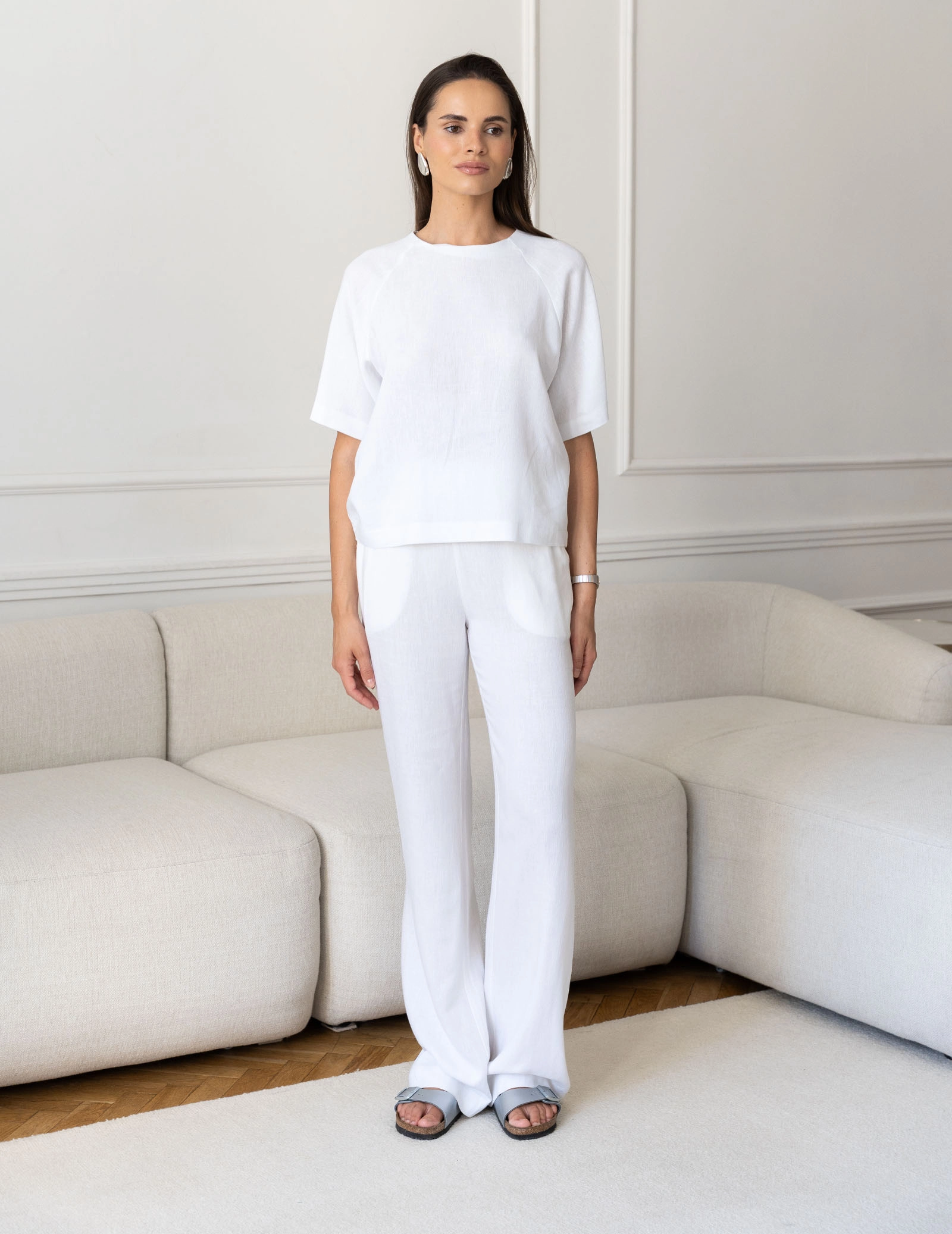 Dámske Nohavice Nore - SOFT WHITE
