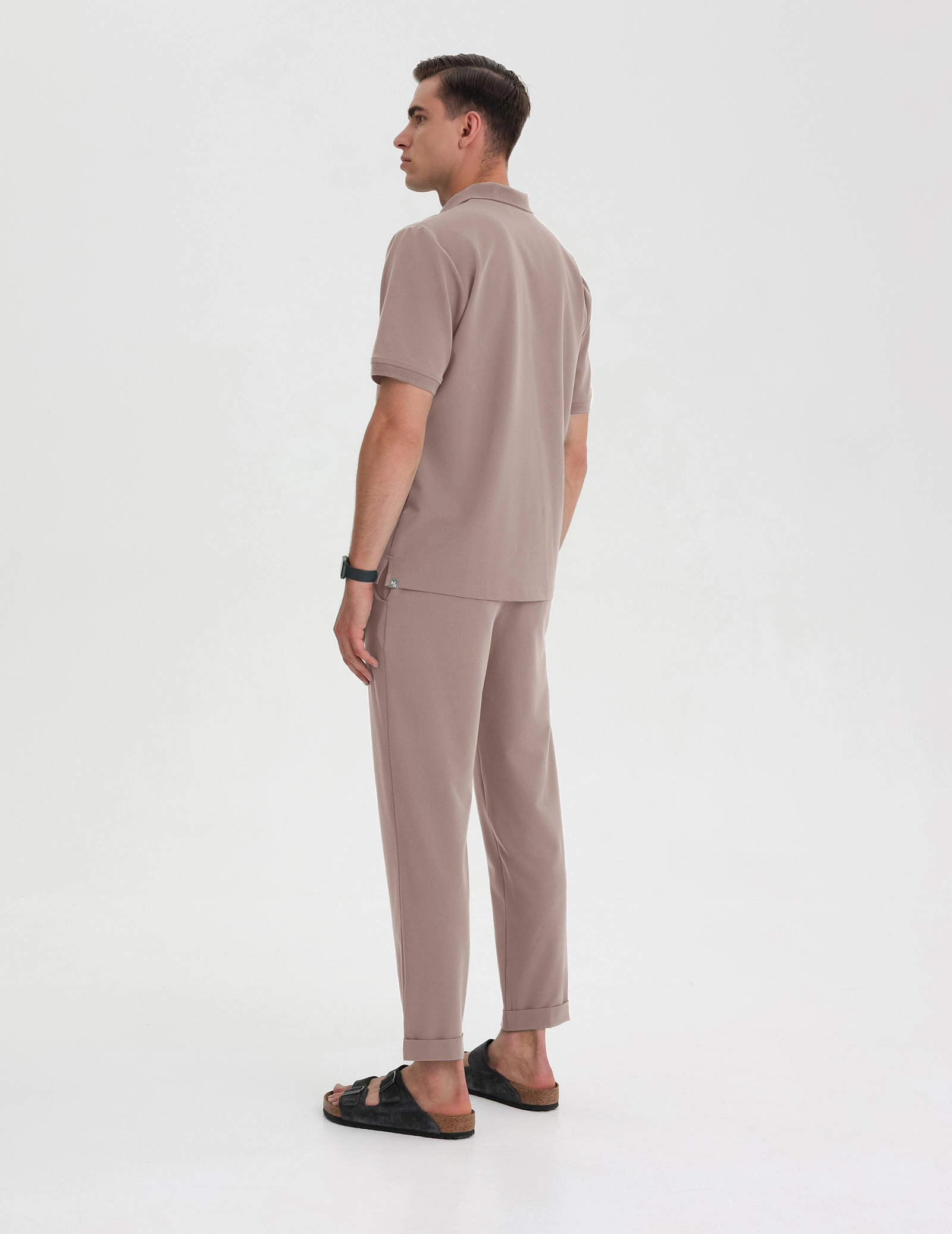 Pánska Lekárska Mikina Polo - BEIGE