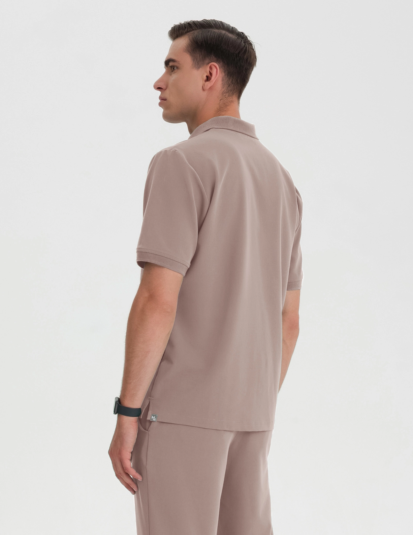 Pánska Lekárska Mikina Polo - BEIGE