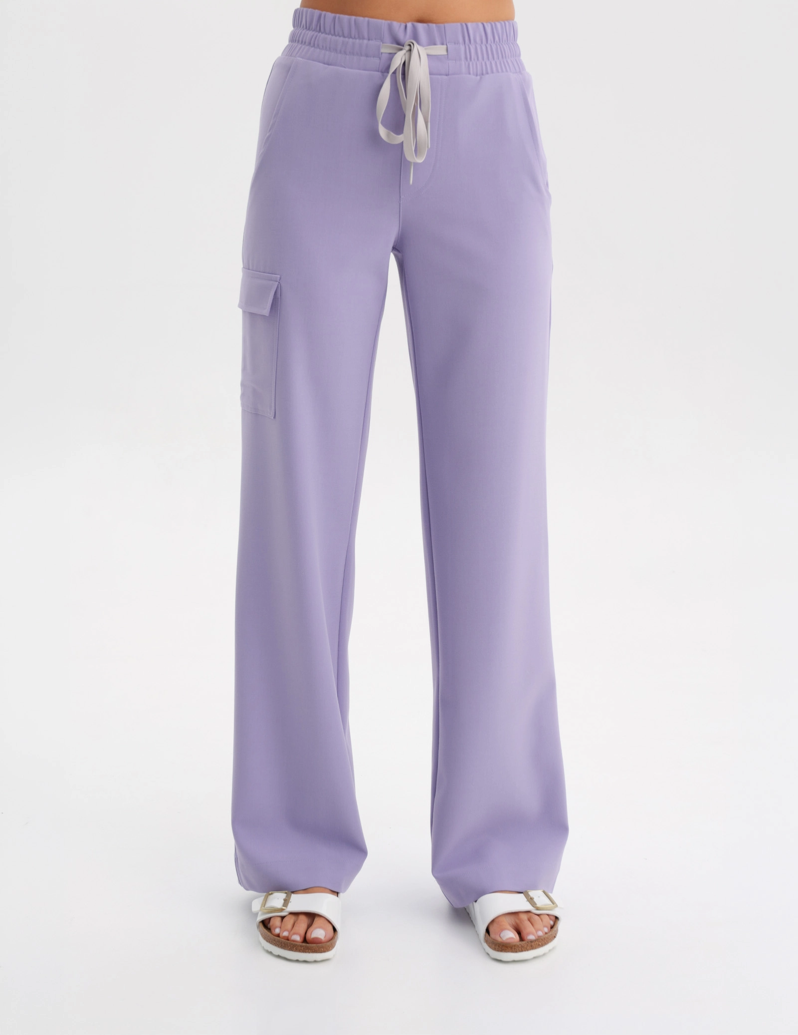 Dámske Lekárske Nohavice Yoga - PURPLE HEATHER