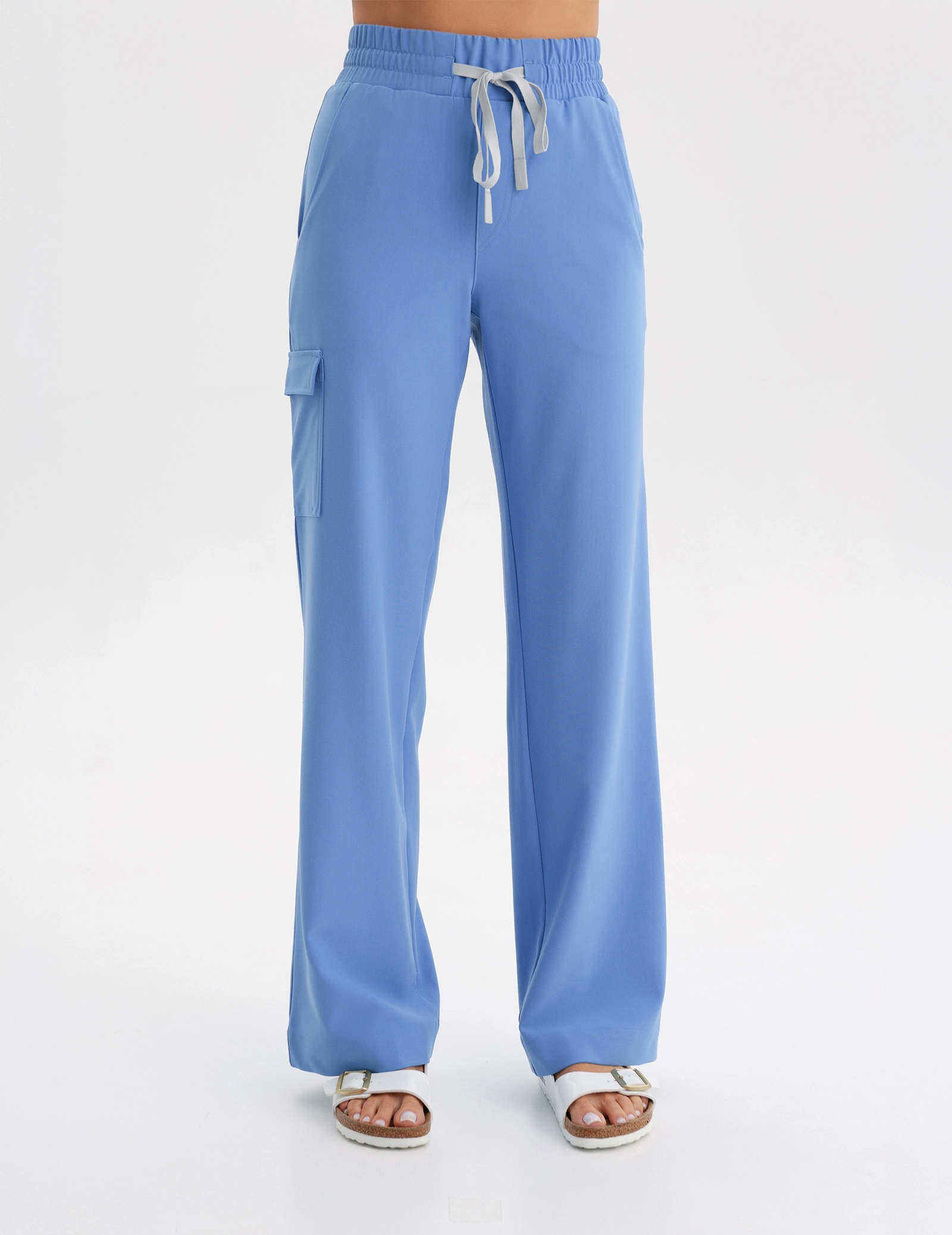 Dámske Lekárske Nohavice Yoga - MARINA BLUE